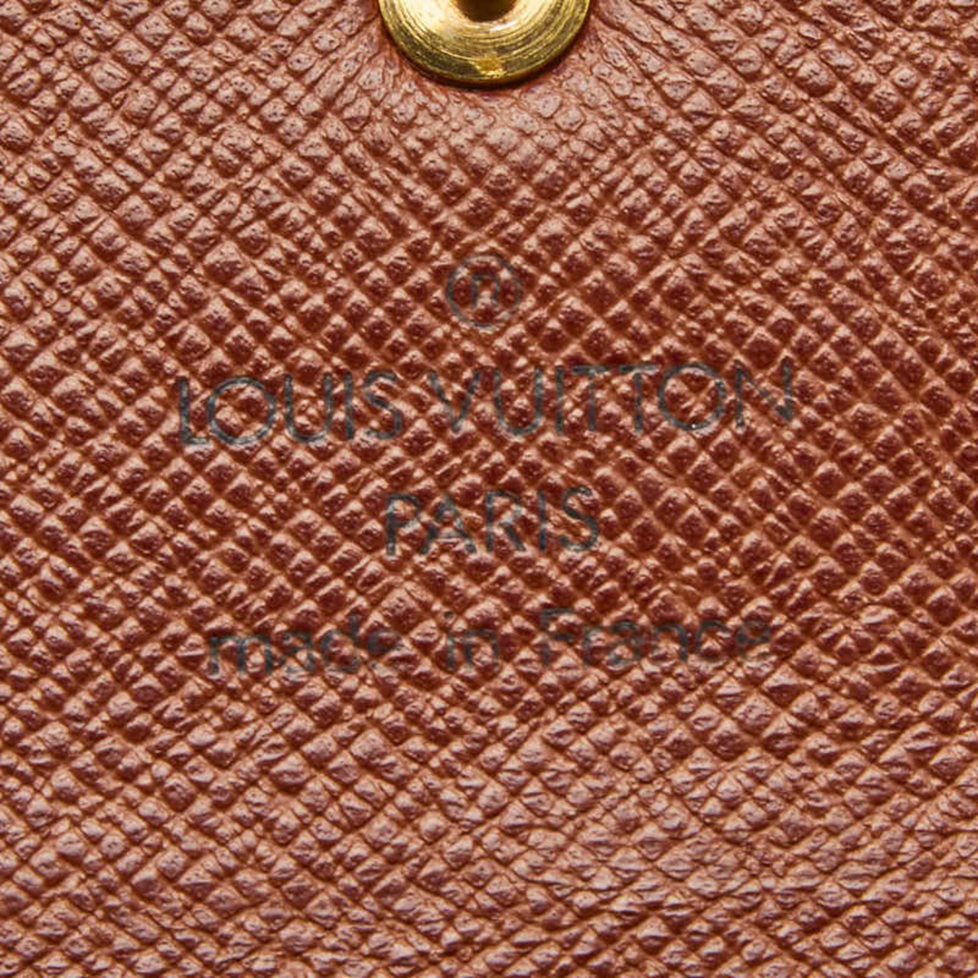Louis Vuitton Brown Pvc Leather Long Wallet (Bi-Fold) (Pre-Owned)