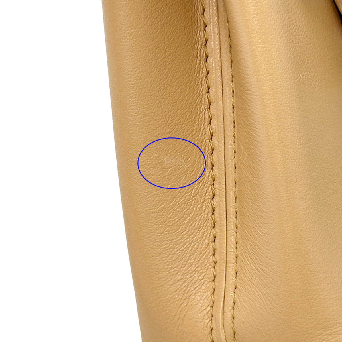 Cartier Beige Leather Handbag (Pre-Owned)