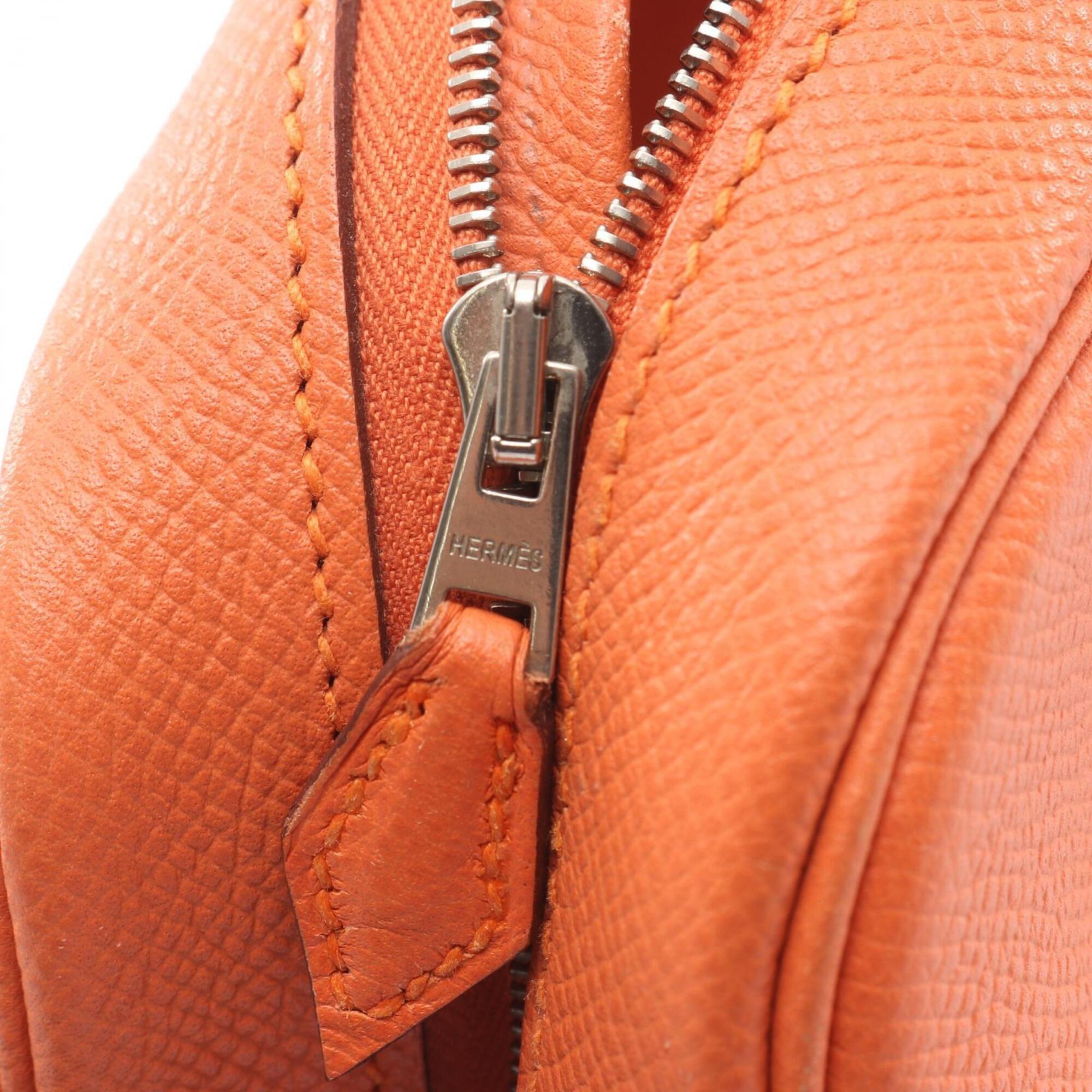 Hermes Orange Epsom Leather Leather Handbag (Pre-Owned)
