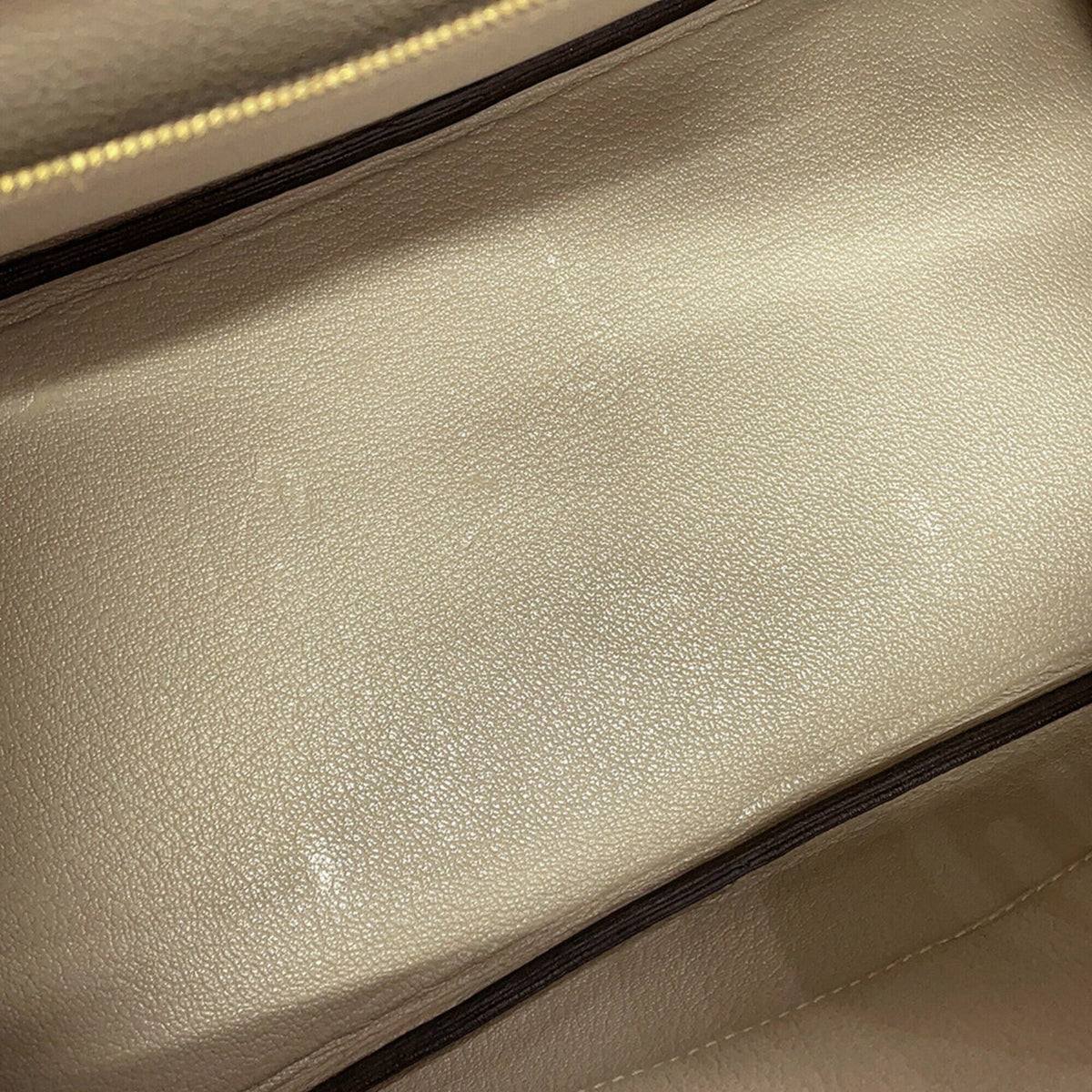 Hermes Gris Tourterelle Togo Leather Handbag (Pre-Owned)