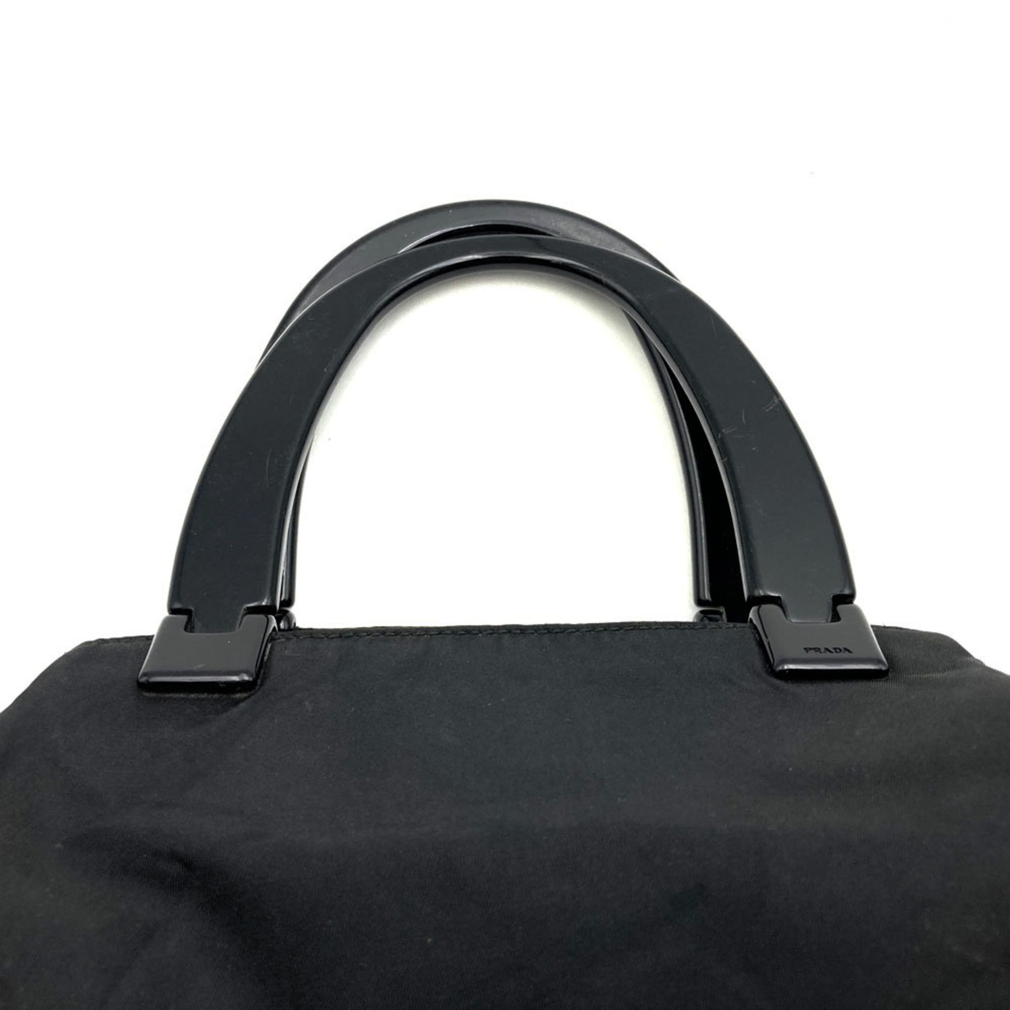 Prada Black Nylon Handbag (Pre-Owned)
