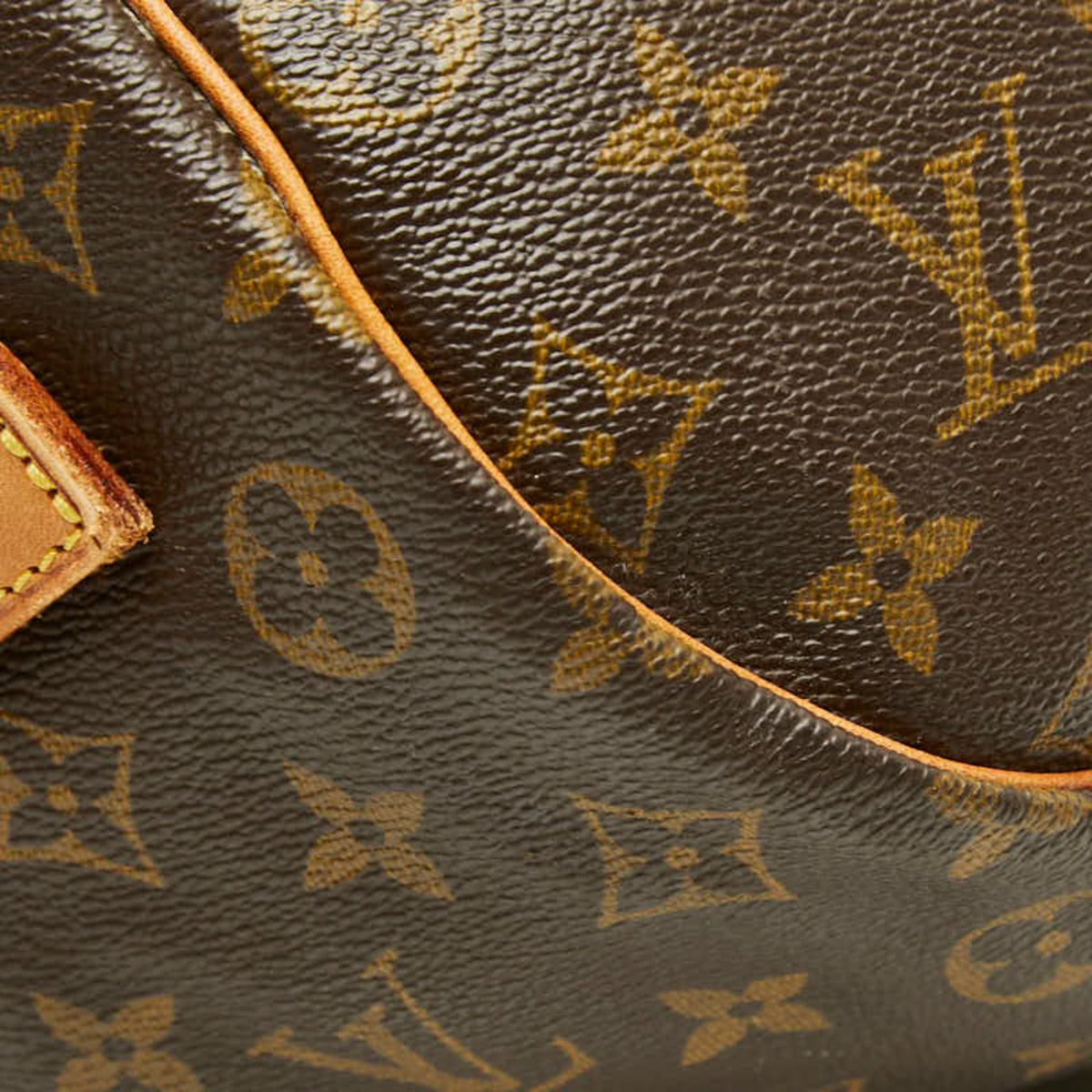 Louis Vuitton Brown Pvc Leather Shoulder Bag (Pre-Owned)