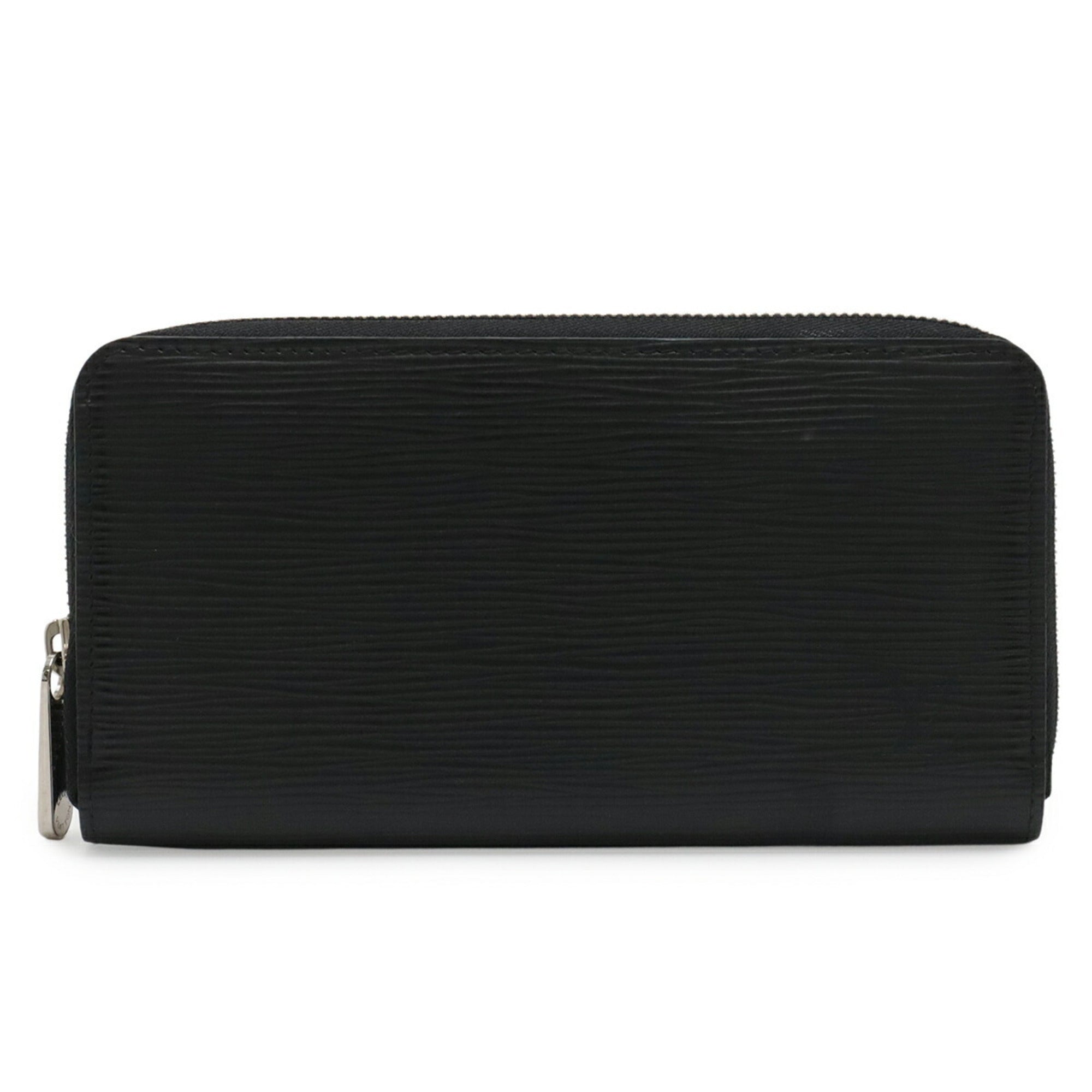 Louis Vuitton Black Noir Epi Leather Long Wallet (Bi-Fold) (Pre-Owned)