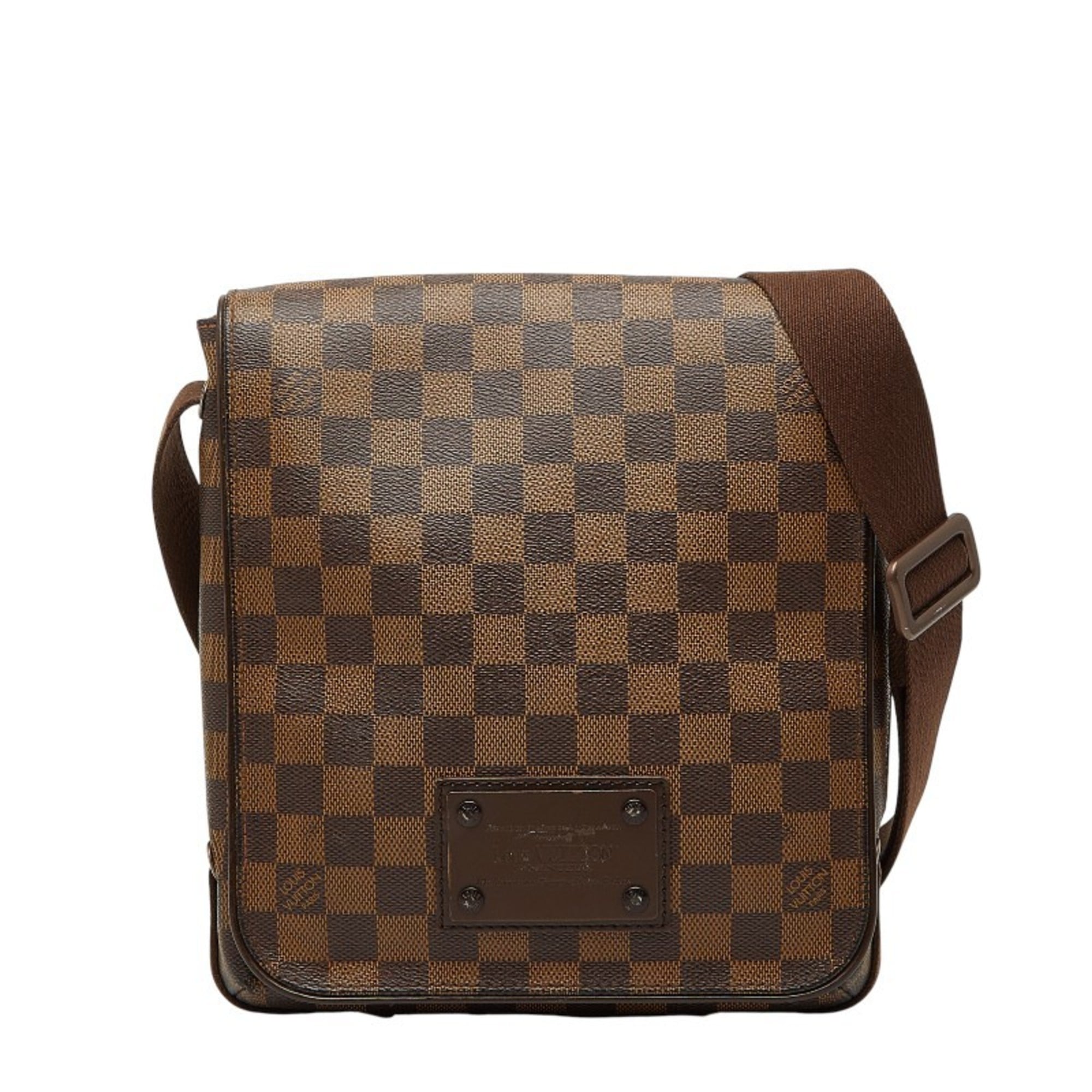 Louis Vuitton Brown Pvc Leather Shoulder Bag (Pre-Owned)