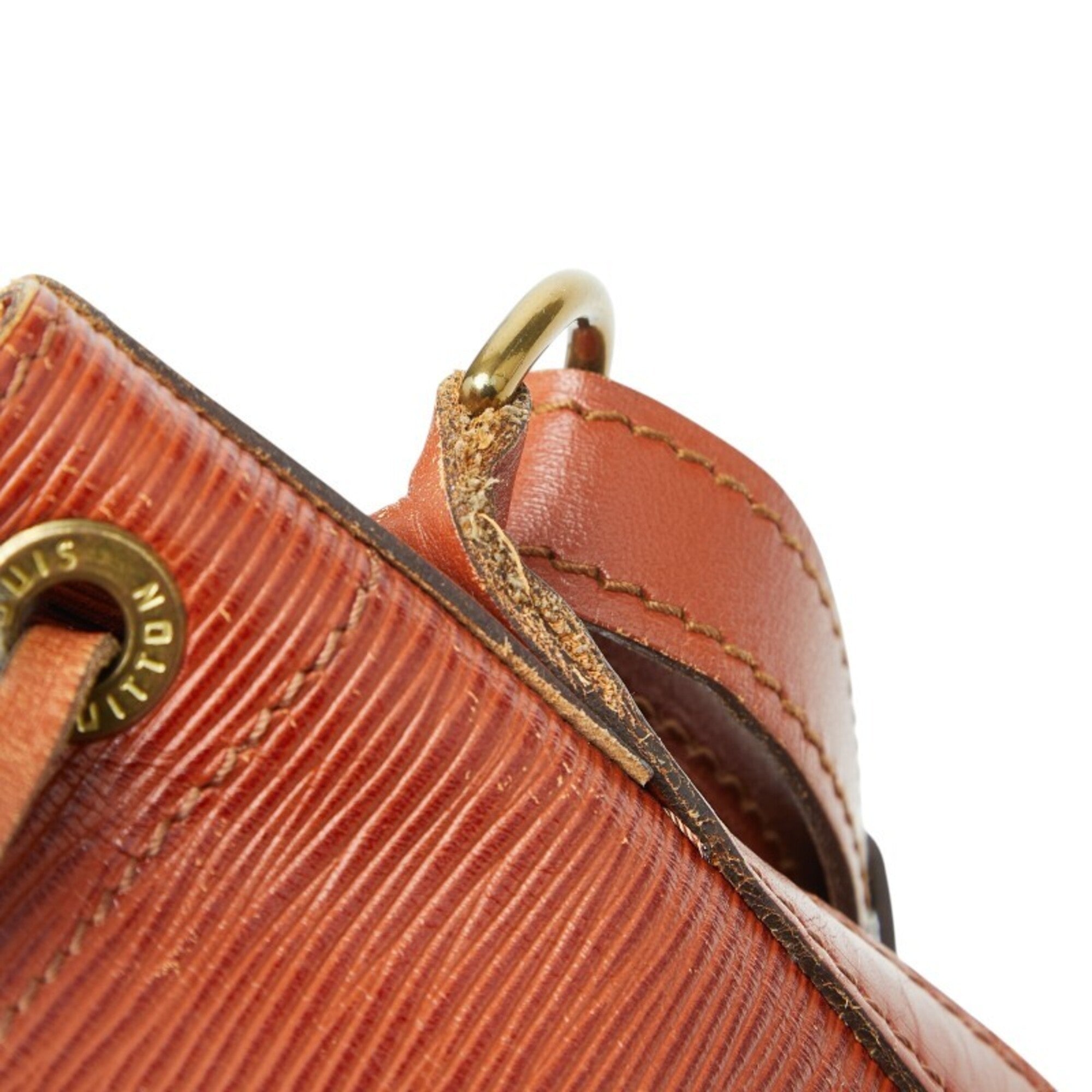 Louis Vuitton Epi Brown Leather Shoulder Bag (Pre-Owned)