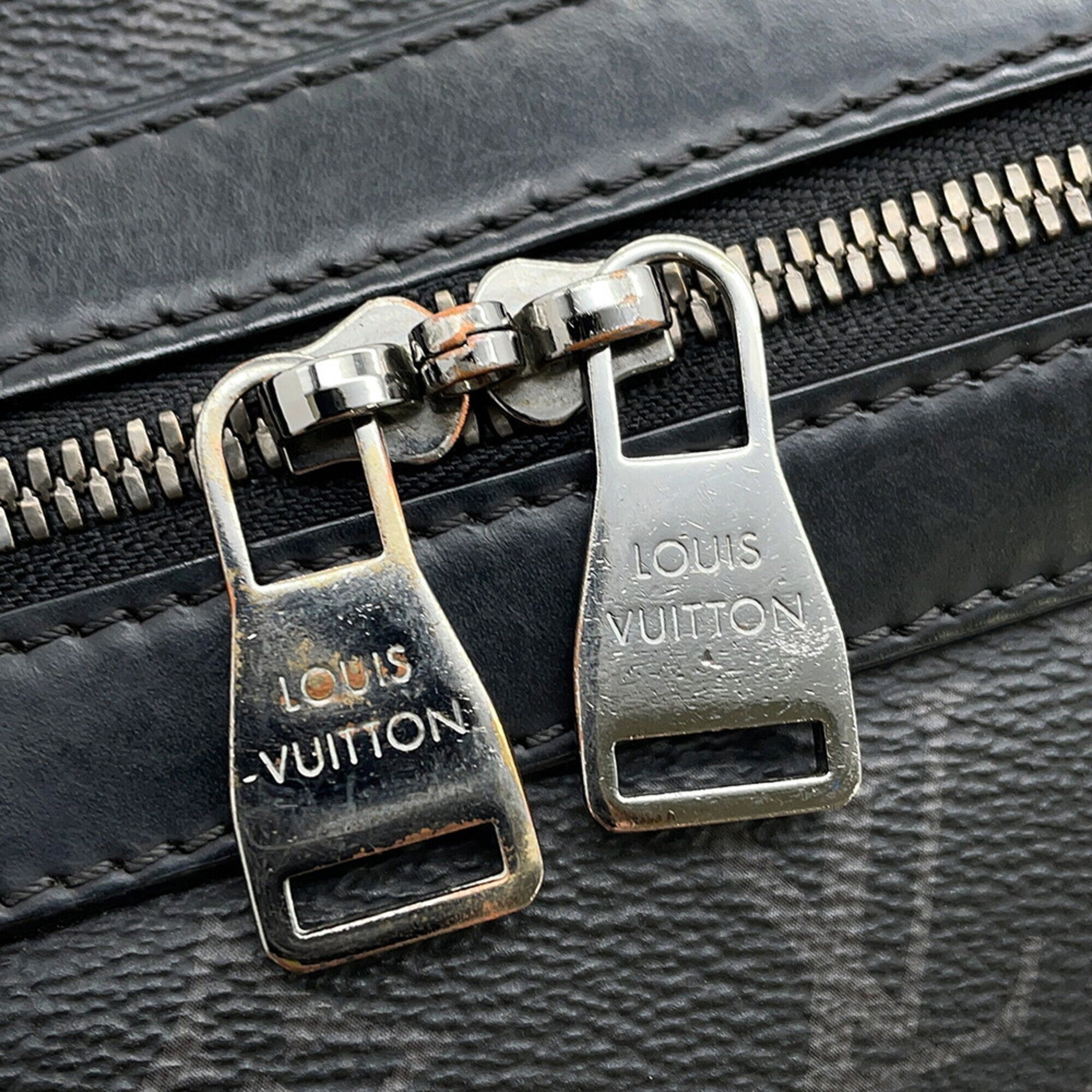 Louis Vuitton Monogram Eclipse Noir Monogram Eclipse Handbag Tote Bag (Pre-Owned)