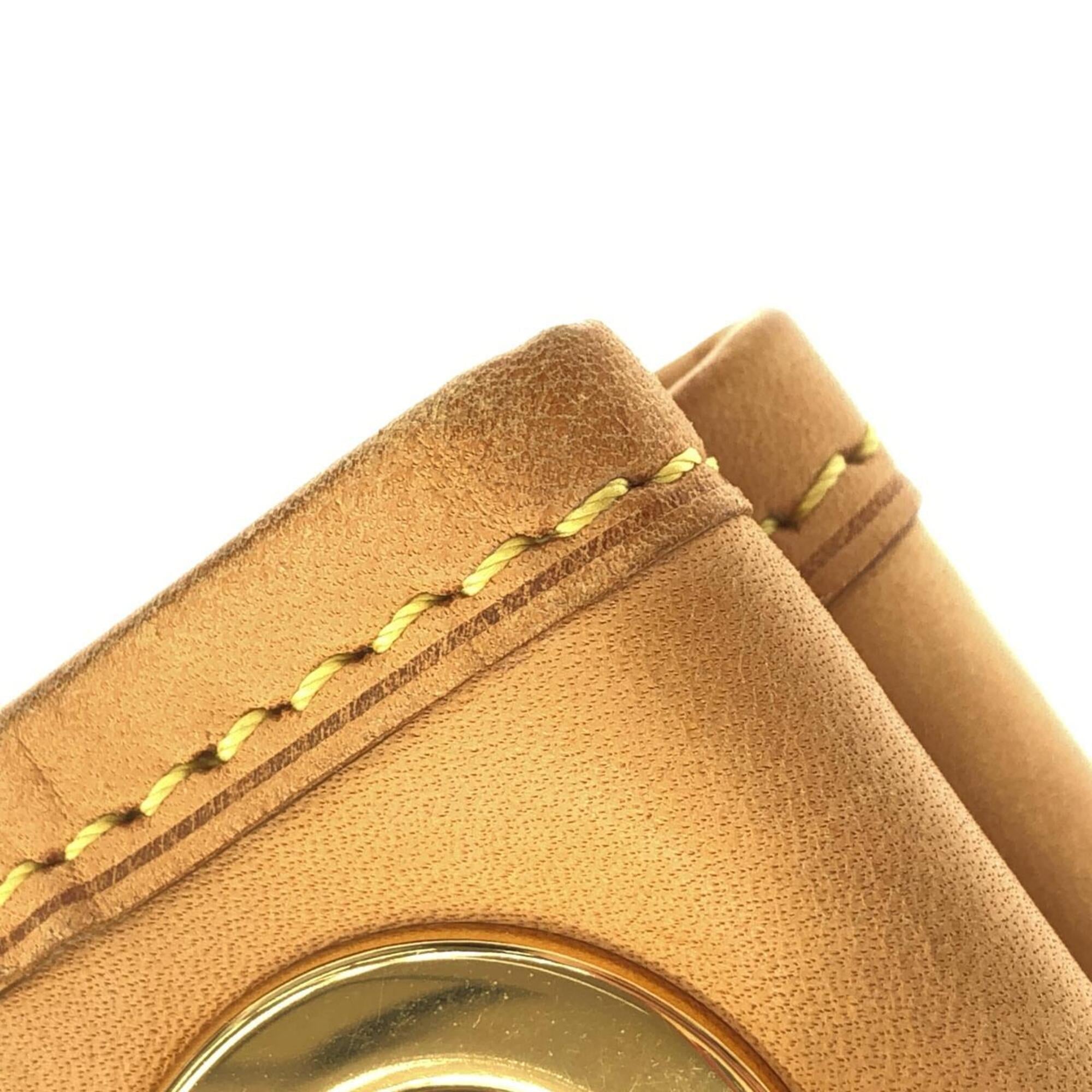 Louis Vuitton Marron Coated Canvas Shoulder Bag (Pre-Owned)