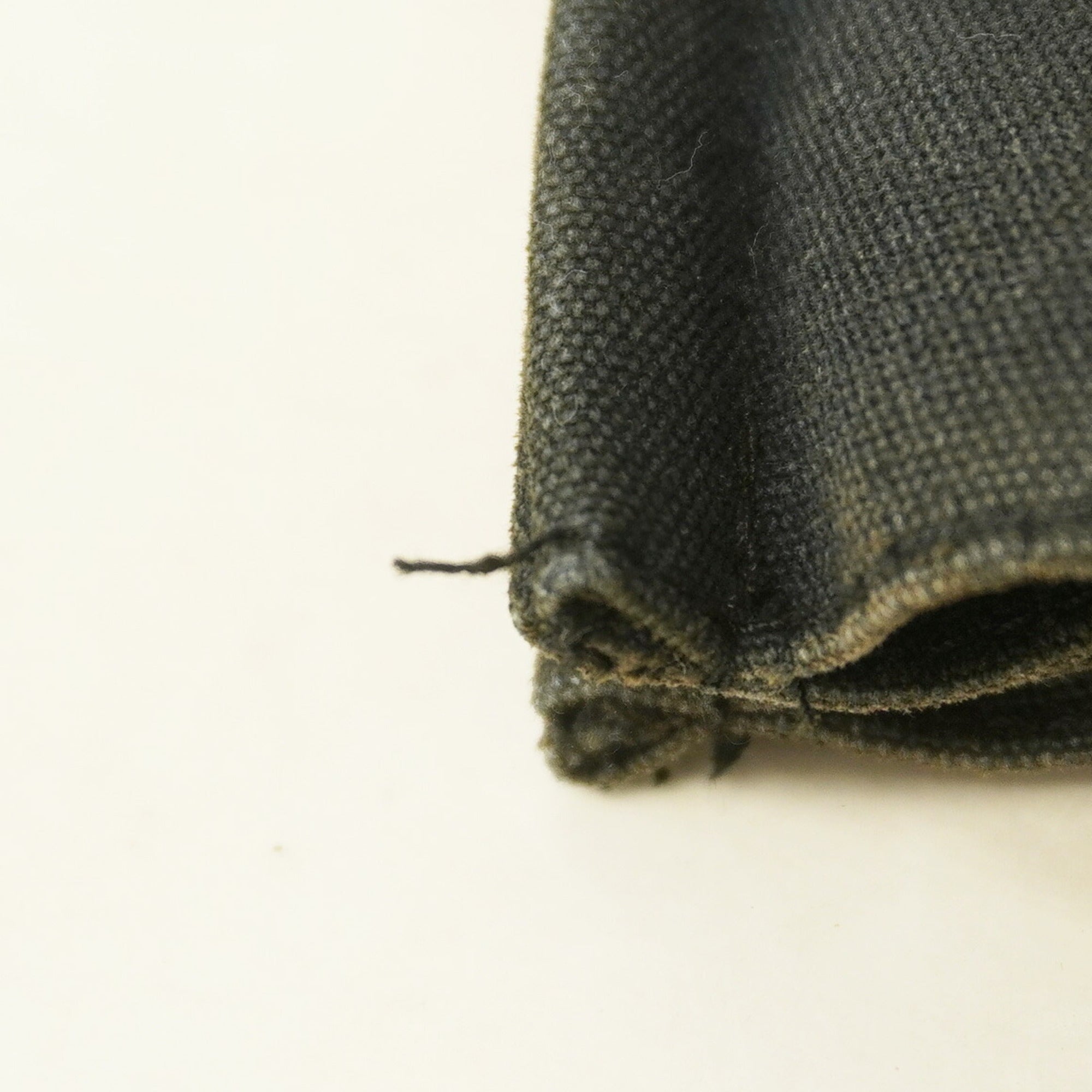 Hermes Black Canvas Tote Bag (Pre-Owned)