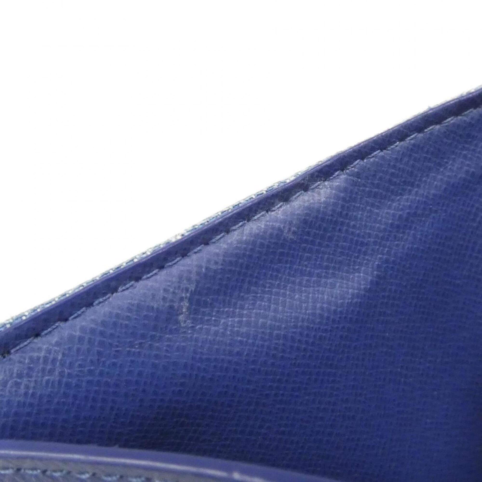 Louis Vuitton Blue Denim Wallet (Tri-Fold) (Pre-Owned)
