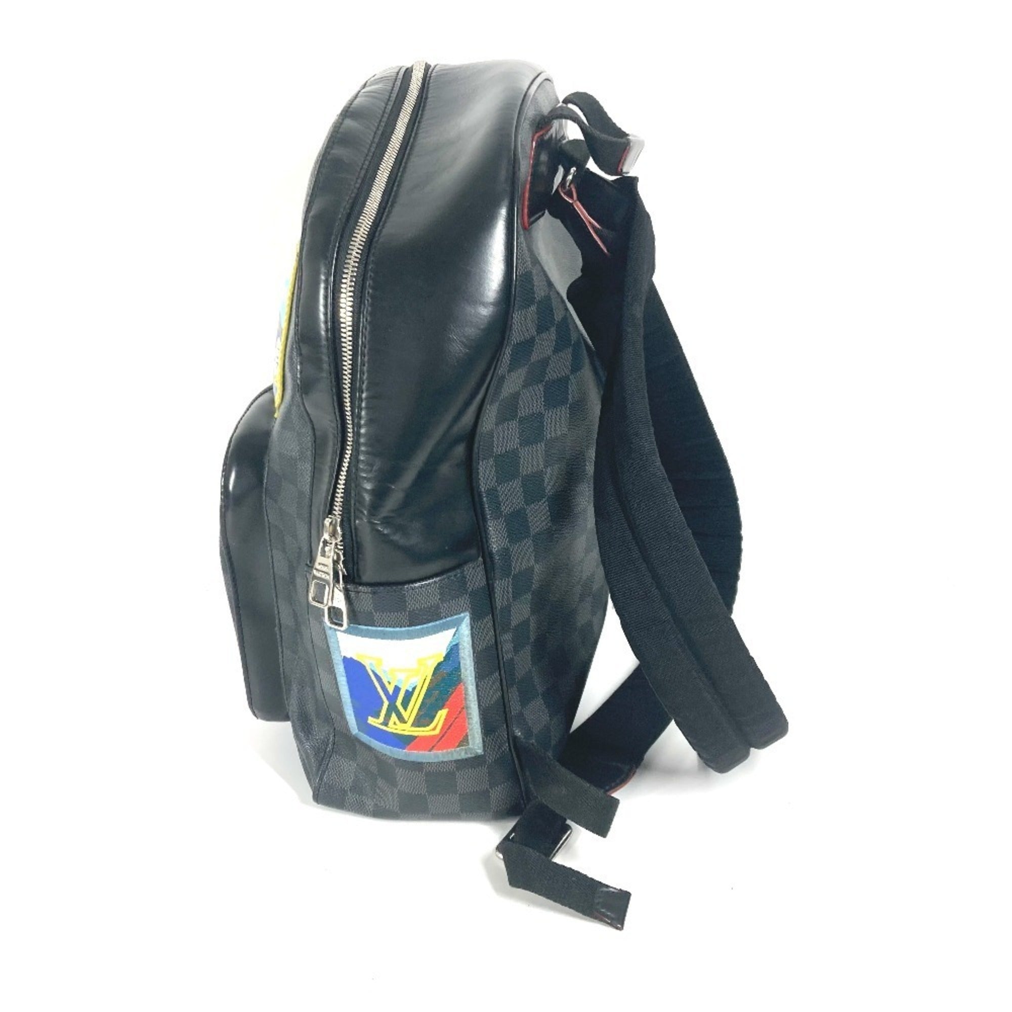 Louis Vuitton Black Damier Graphite Backpack (Pre-Owned)