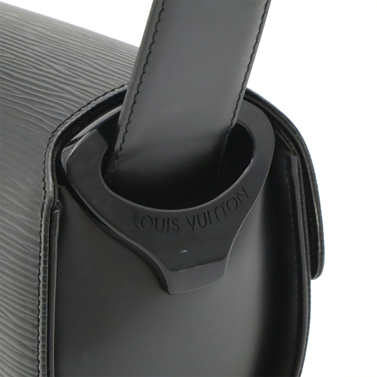Louis Vuitton Black Noir Epi Leather Shoulder Bag (Pre-Owned)