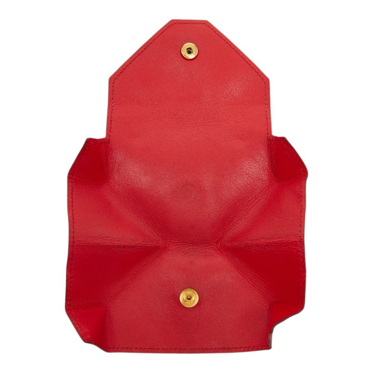 Hermes Red Color Rouge Casaque Coin Purse/Coin Case (Pre-Owned)