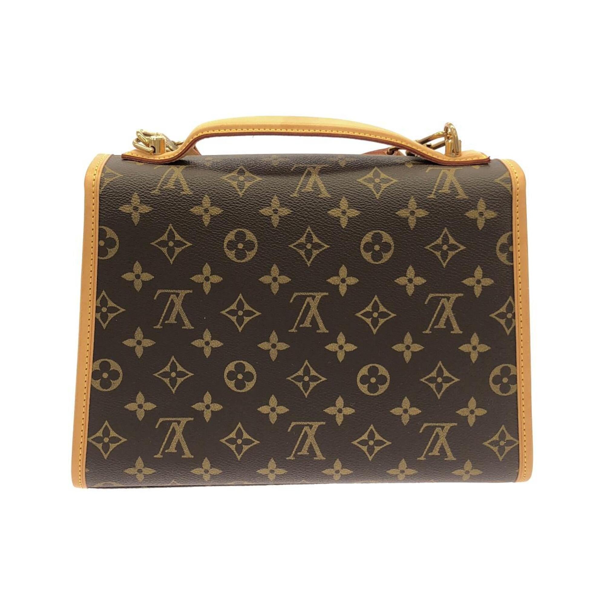 Louis Vuitton Marron Coated Canvas Handbag (Pre-Owned)