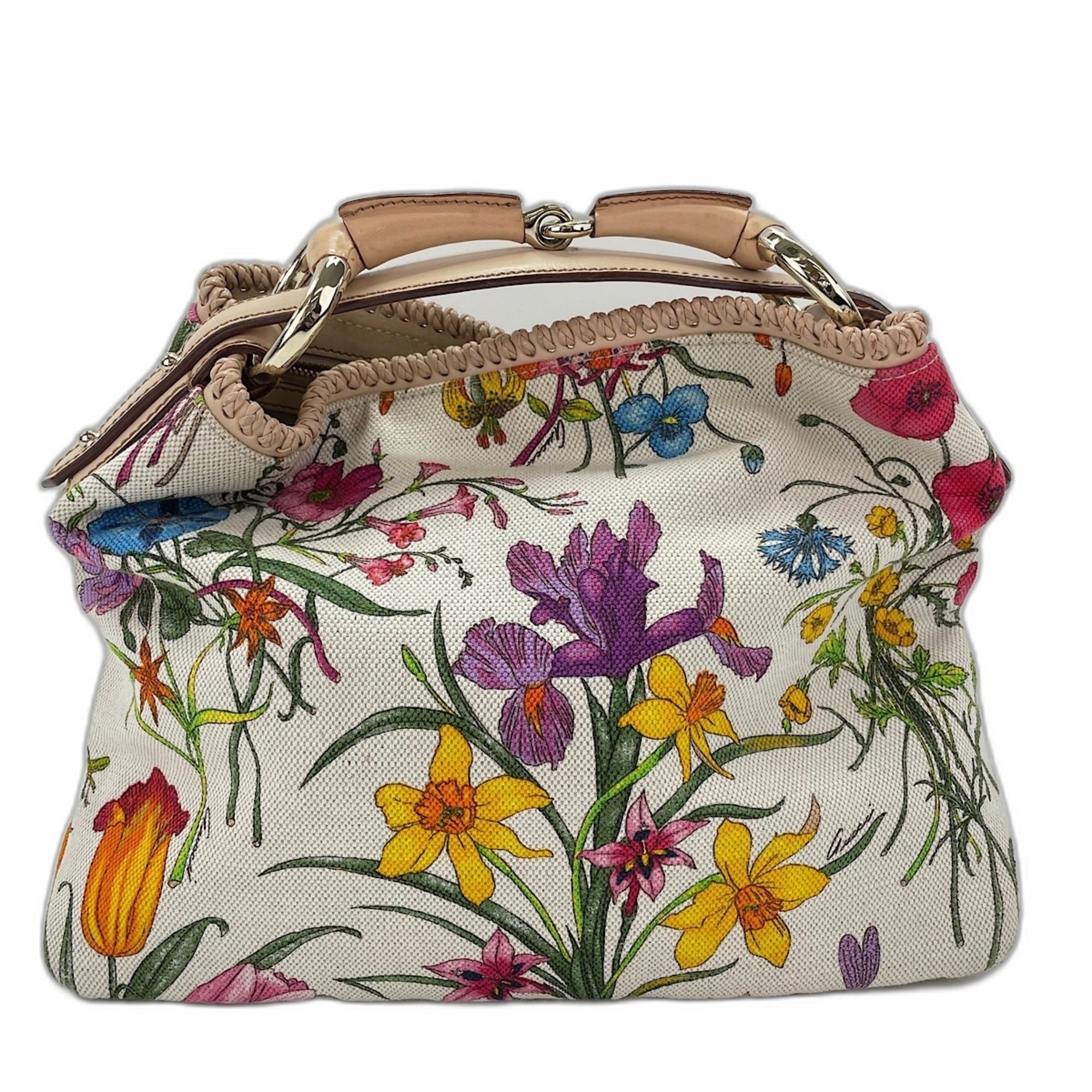 Gucci Multi-Color Canvas Handbag (Pre-Owned)