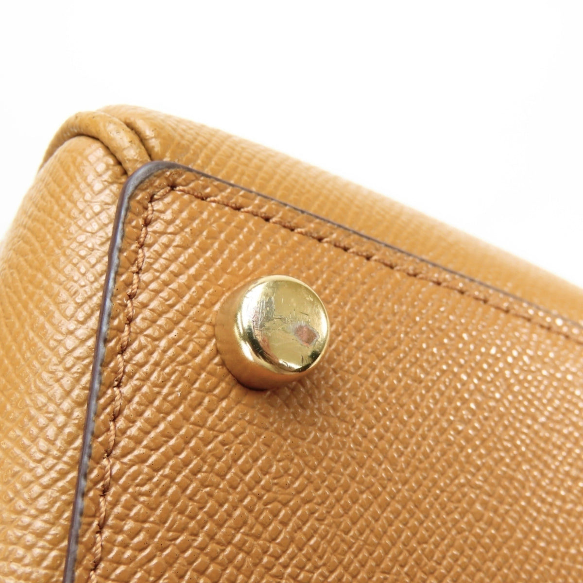Coach Brown Camel Leather Handbag Shoulder Bag (Pre-Owned)