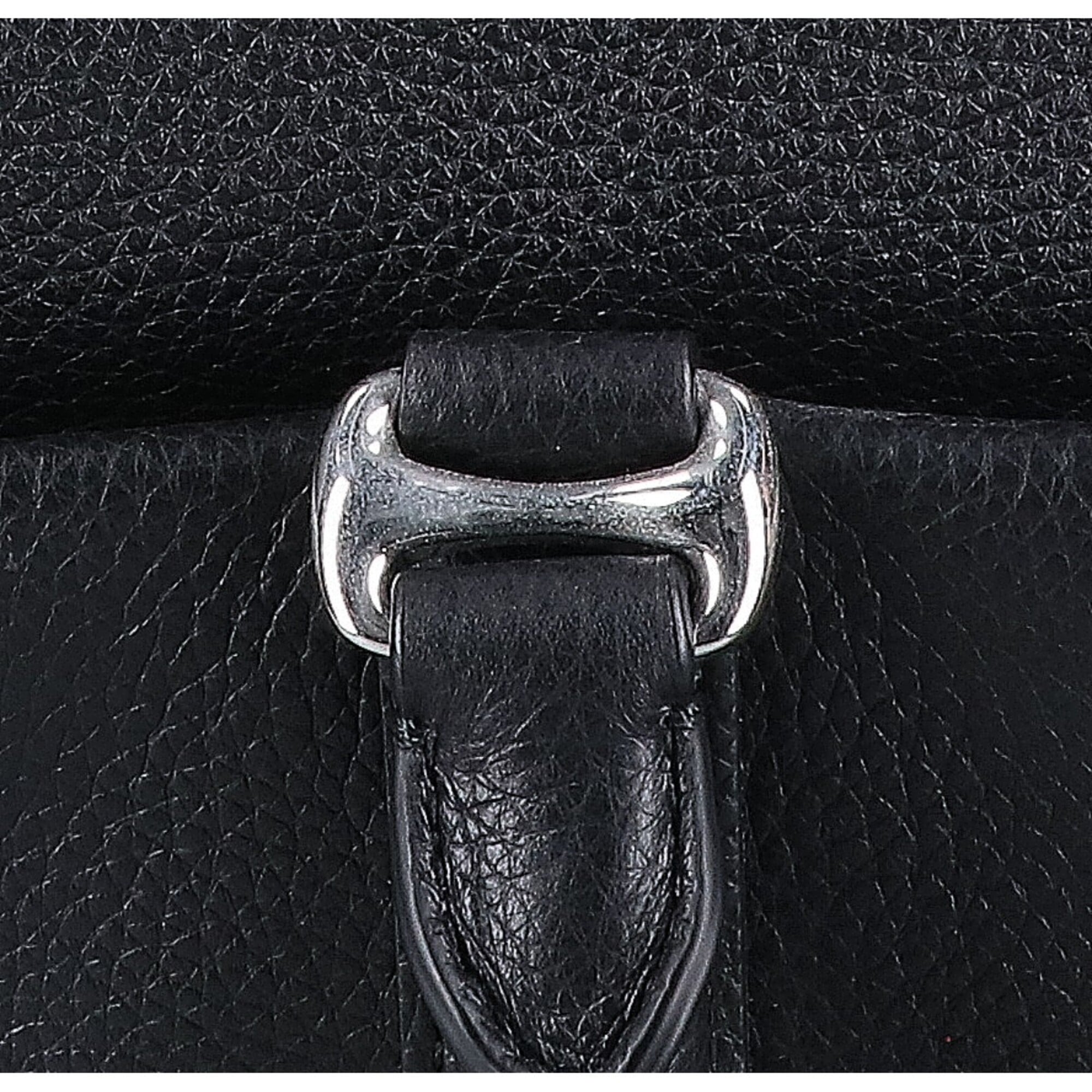 Bally Black Leather Briefcase (Pre-Owned)
