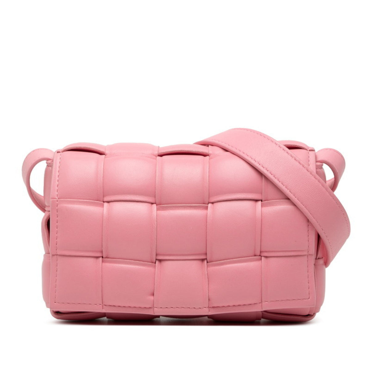 Bottega Veneta Pink Leather Shoulder Bag (Pre-Owned)