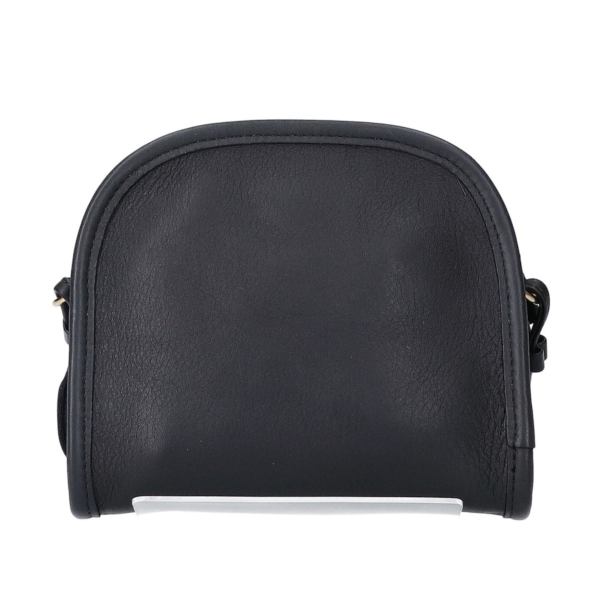 Coach Black Leather Shoulder Bag (Pre-Owned)