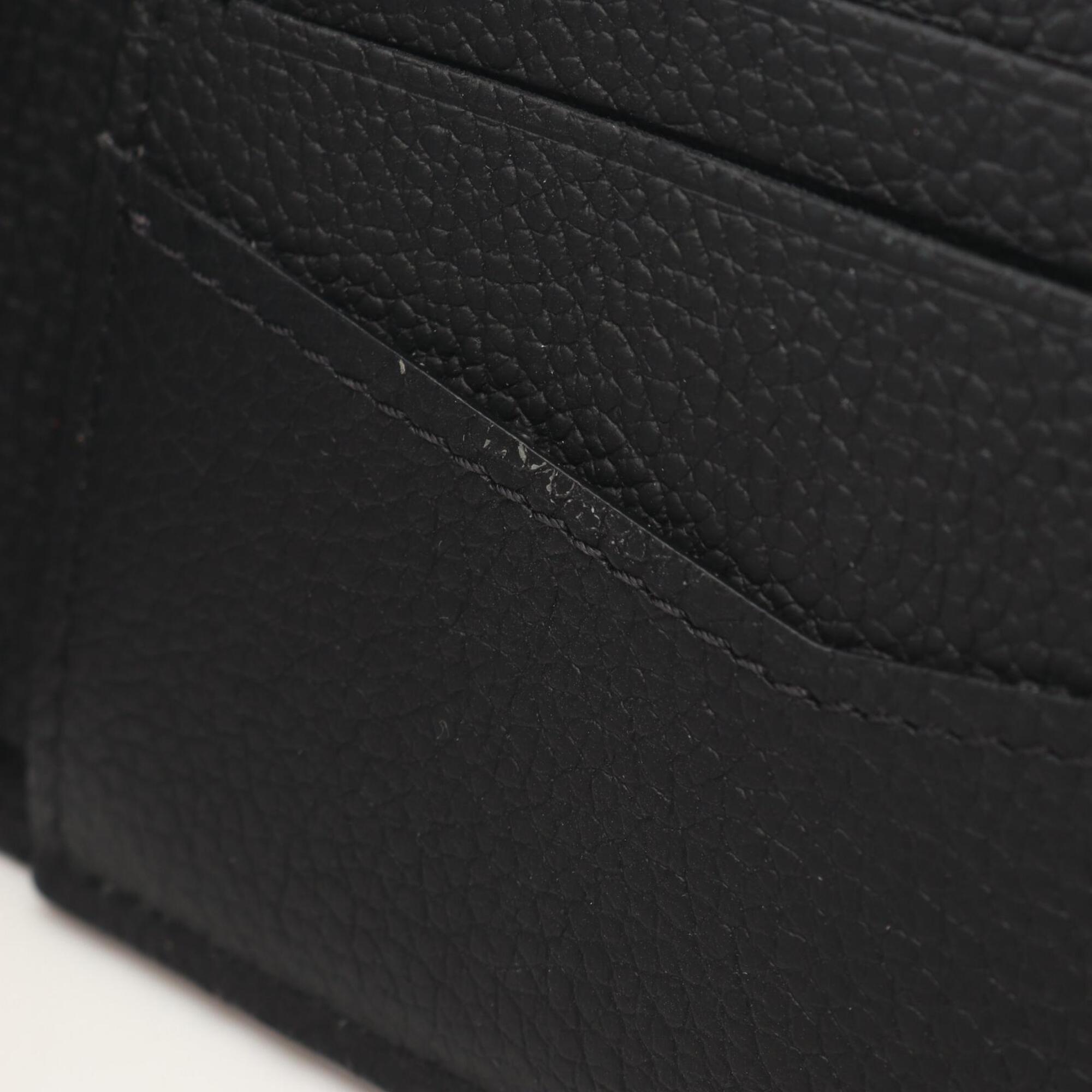 Louis Vuitton Black Gray Noir Coated Canvas Pvc Bill Wallet (Bi-Fold) (Pre-Owned)