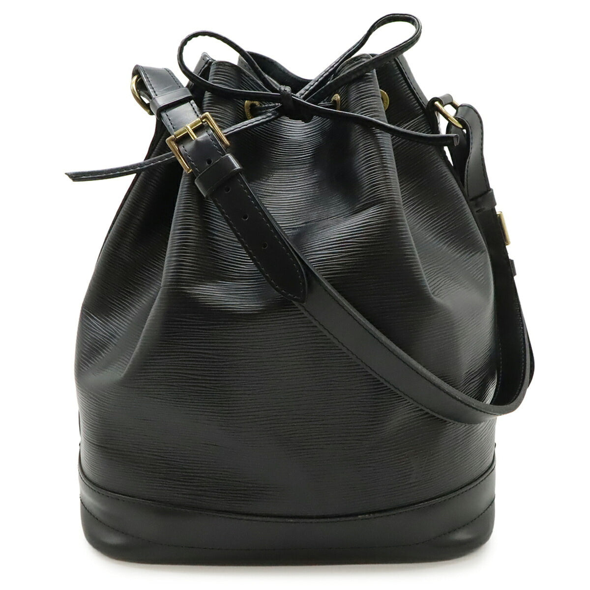 Louis Vuitton Black Noir Epi Leather Shoulder Bag (Pre-Owned)