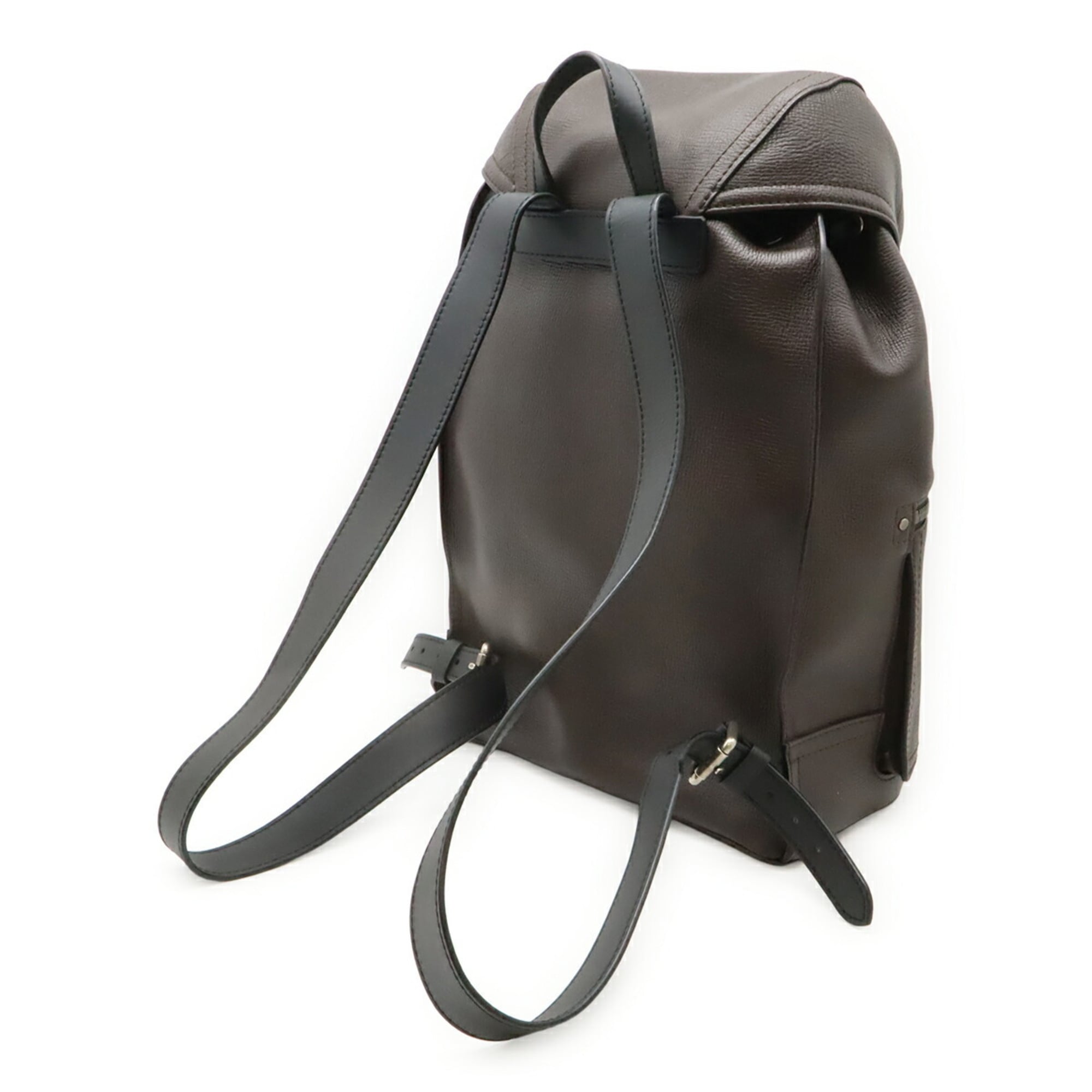 Louis Vuitton Marron Utah Leather Backpack (Pre-Owned)