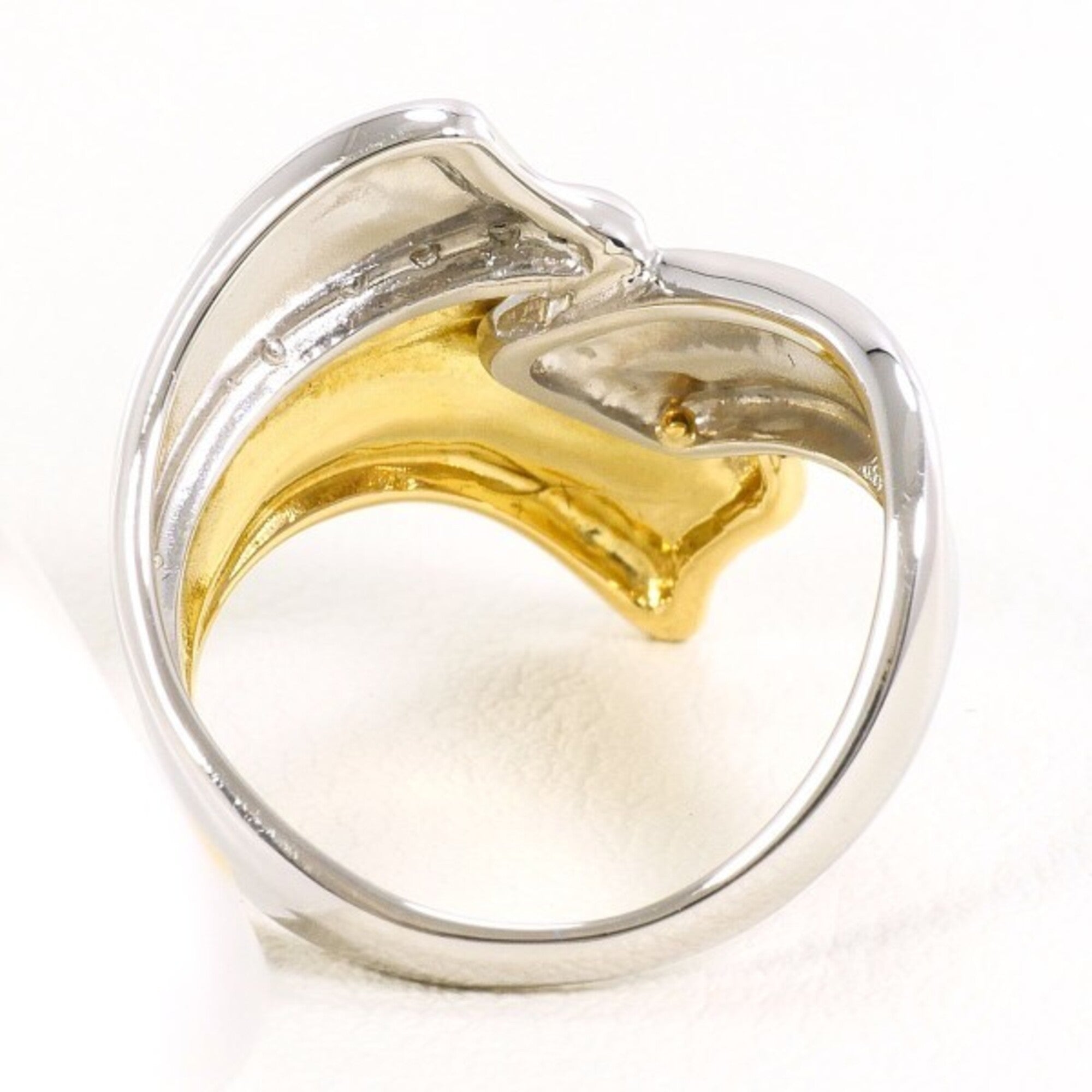 Unbranded Platinum Yellow Gold Yellow Gold (18K) Platinum 850 Band Ring (Pre-Owned)