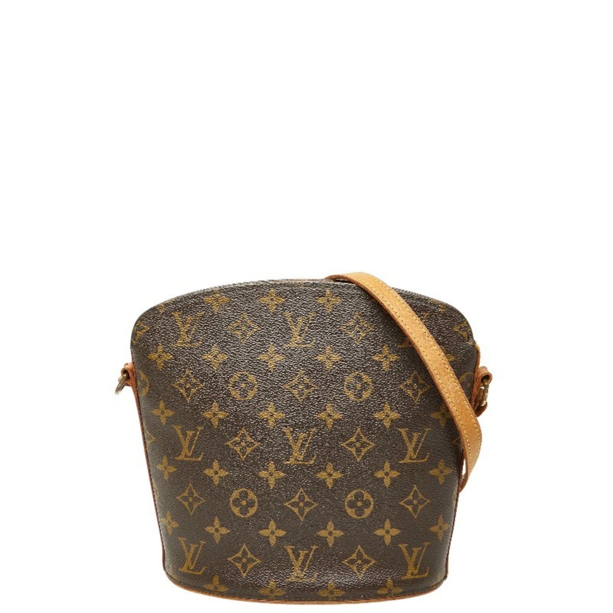 Louis Vuitton Brown Pvc Leather Shoulder Bag (Pre-Owned)