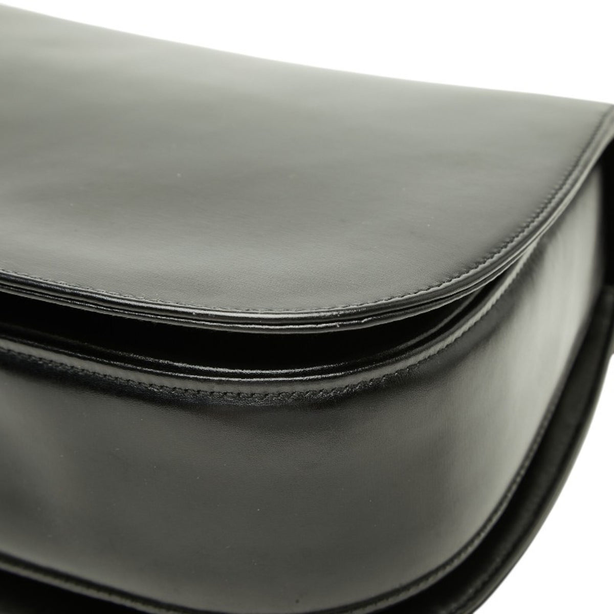 Gucci Black Leather Handbag Shoulder Bag (Pre-Owned)