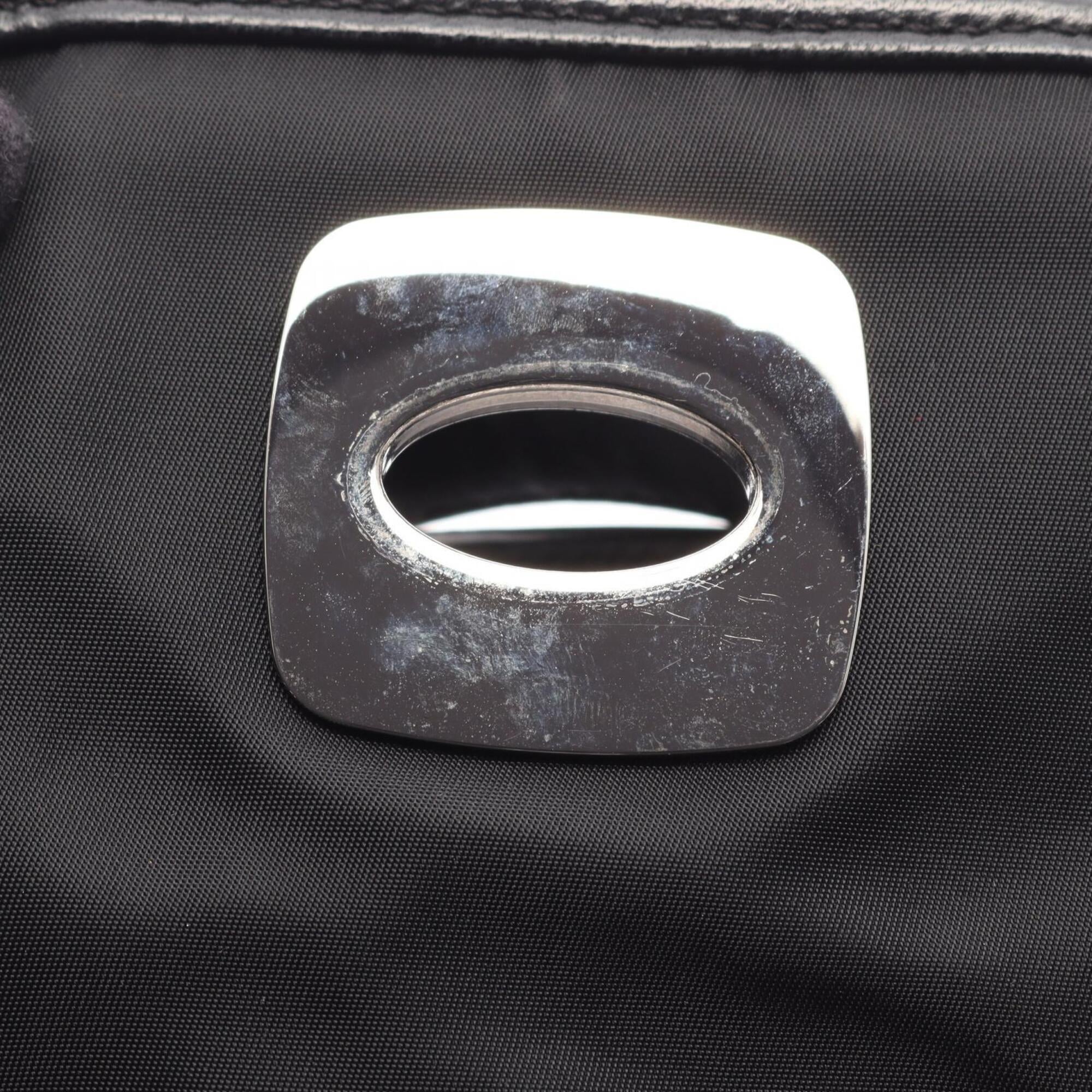 Christian Dior Black Nylon Leather Handbag (Pre-Owned)