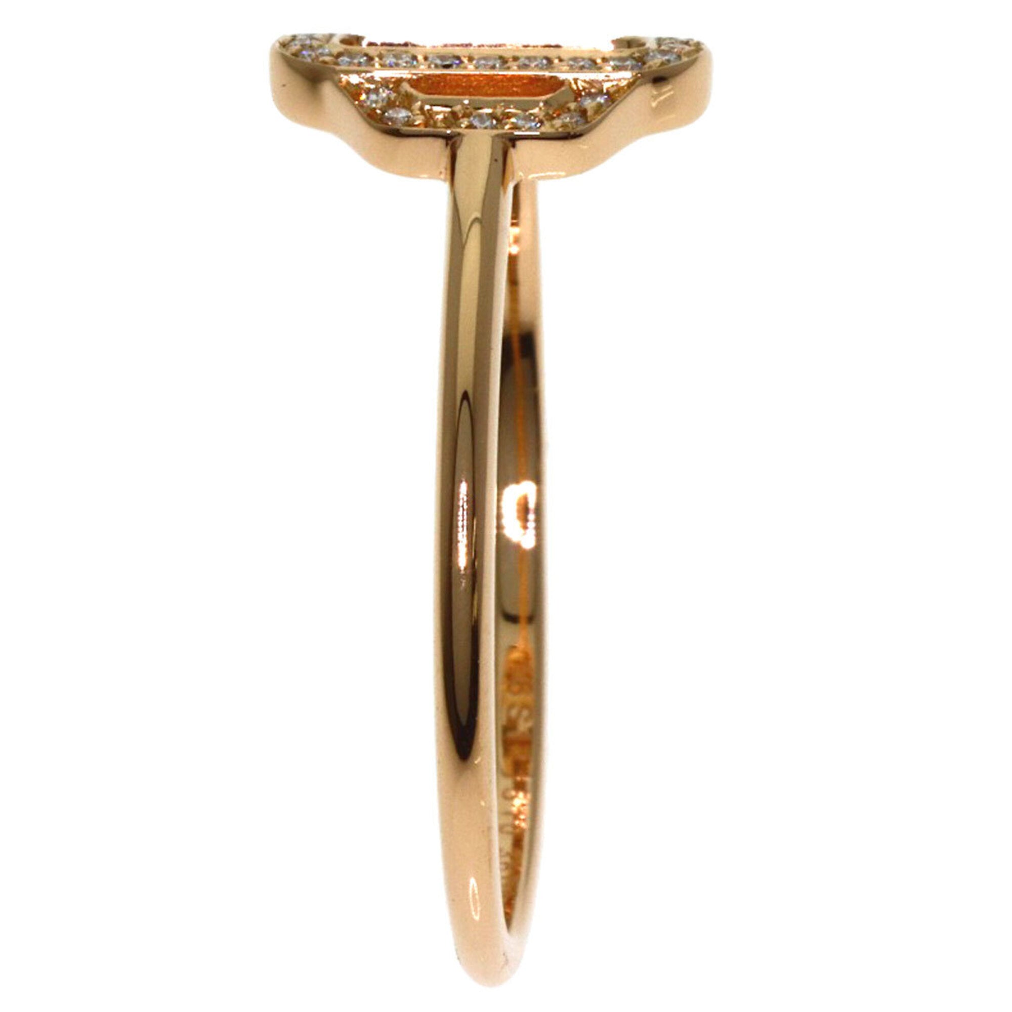 Hermes Pink Gold (18K) Band Ring (Pre-Owned)