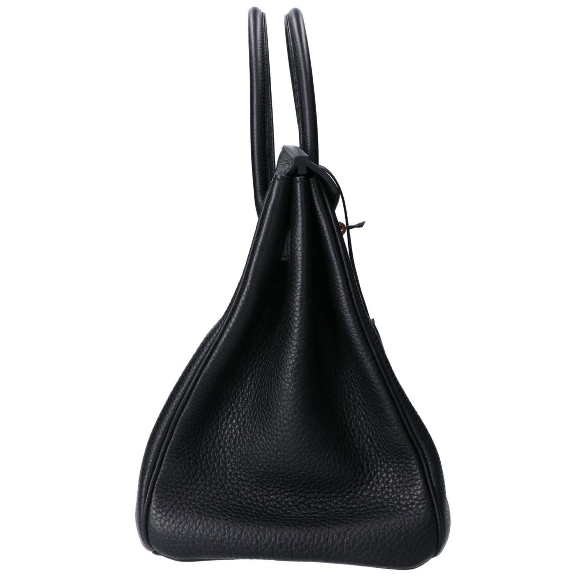 Hermes Noir Togo Leather Handbag (Pre-Owned)