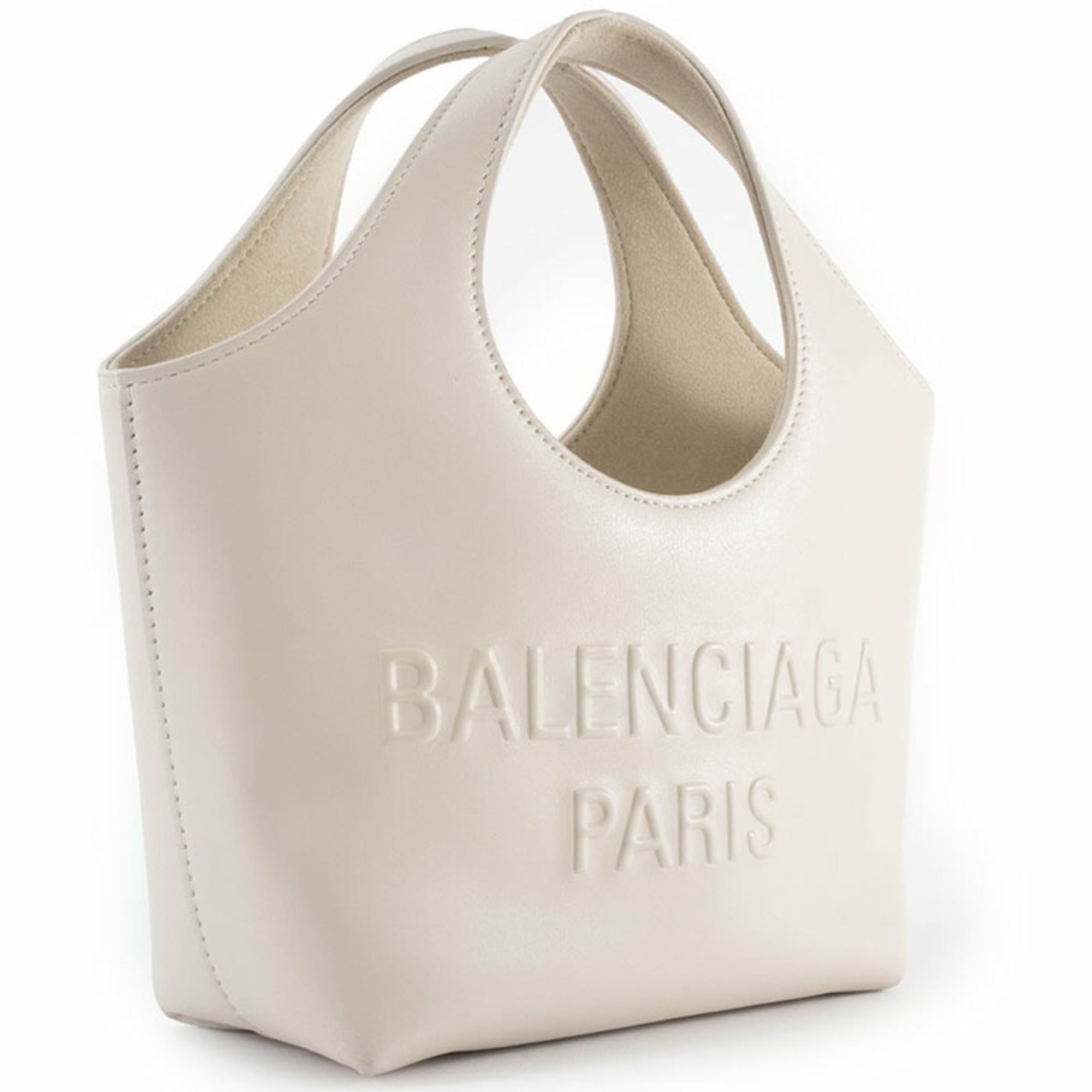 Balenciaga Cream Leather Tote Bag (Pre-Owned)