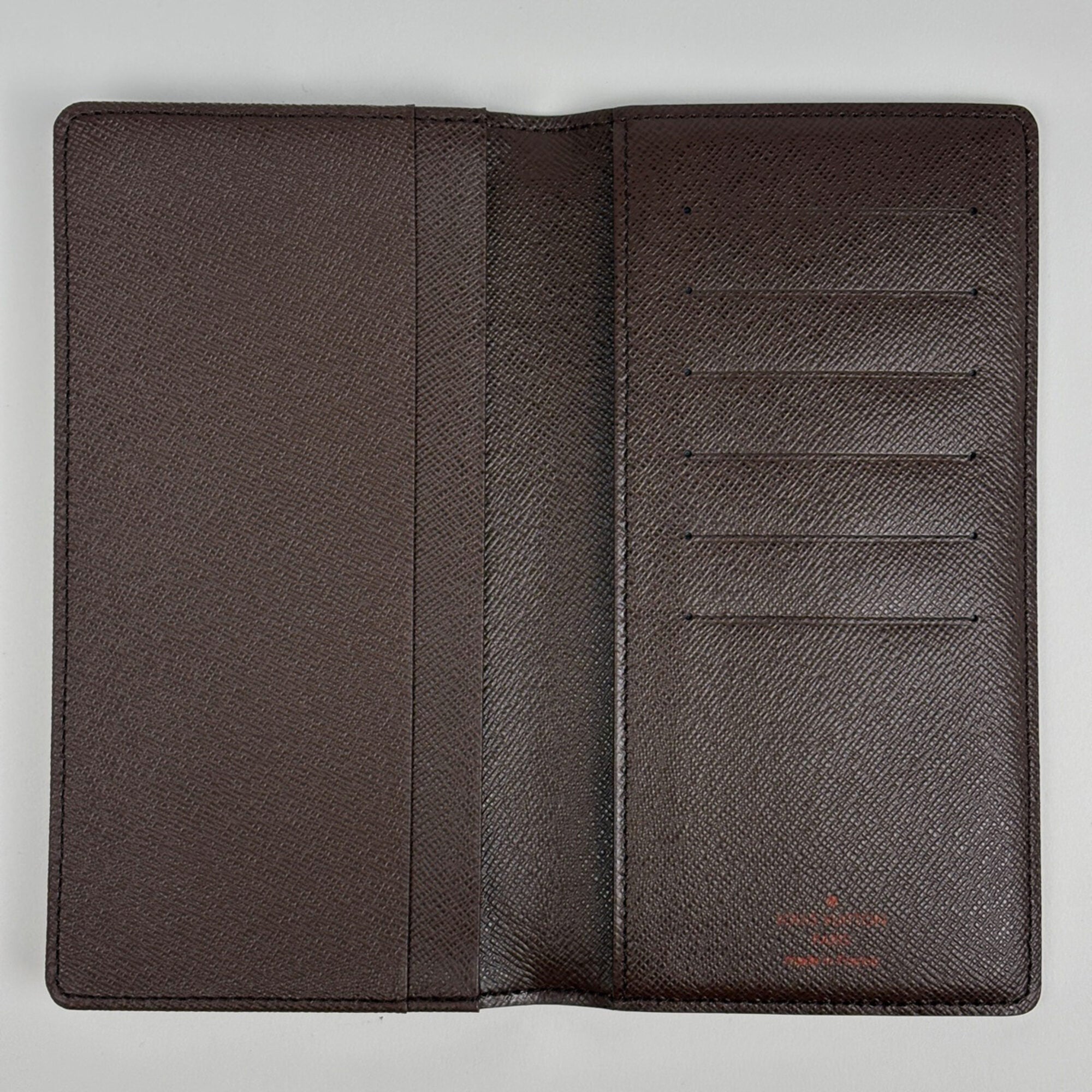 Louis Vuitton Brown Damier Canvas Long Wallet (Bi-Fold) (Pre-Owned)