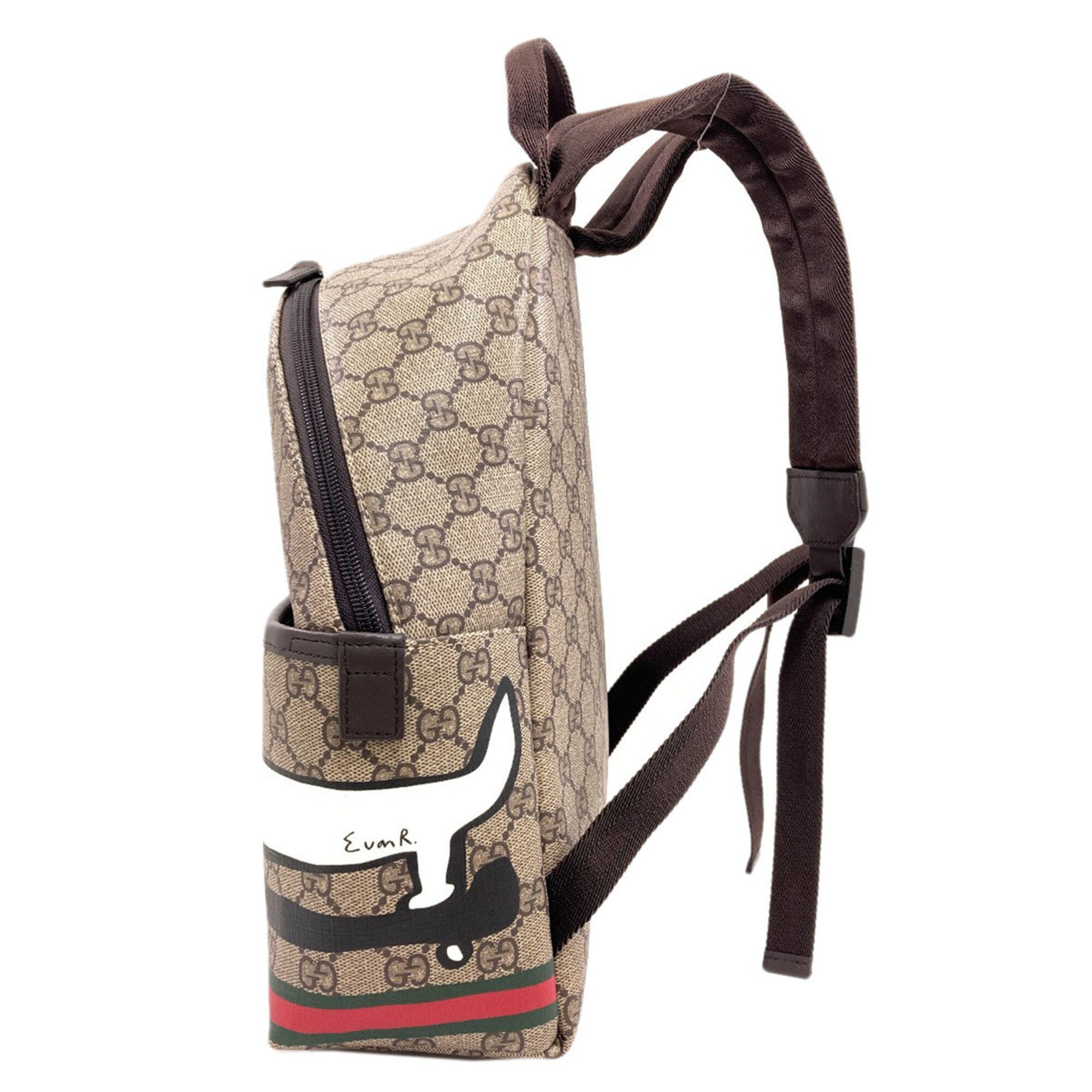 Gucci Brown Pvc Backpack (Pre-Owned)