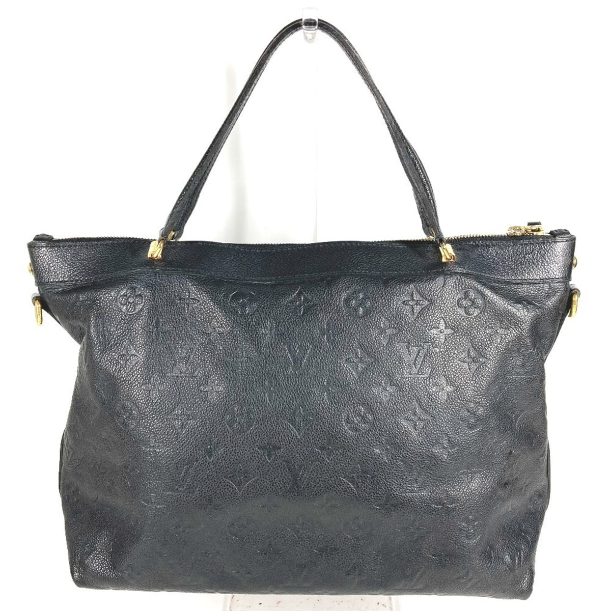 Louis Vuitton Black Noir Monogram Empreinte Handbag Shoulder Bag Tote Bag (Pre-Owned)