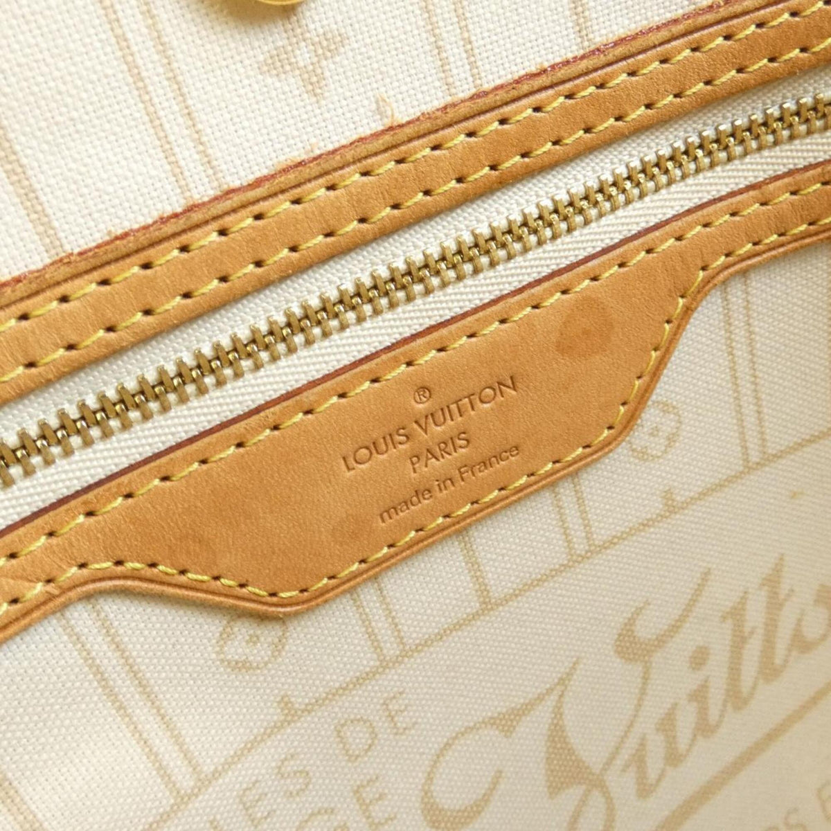 Louis Vuitton Azur Coated Canvas Handbag (Pre-Owned)