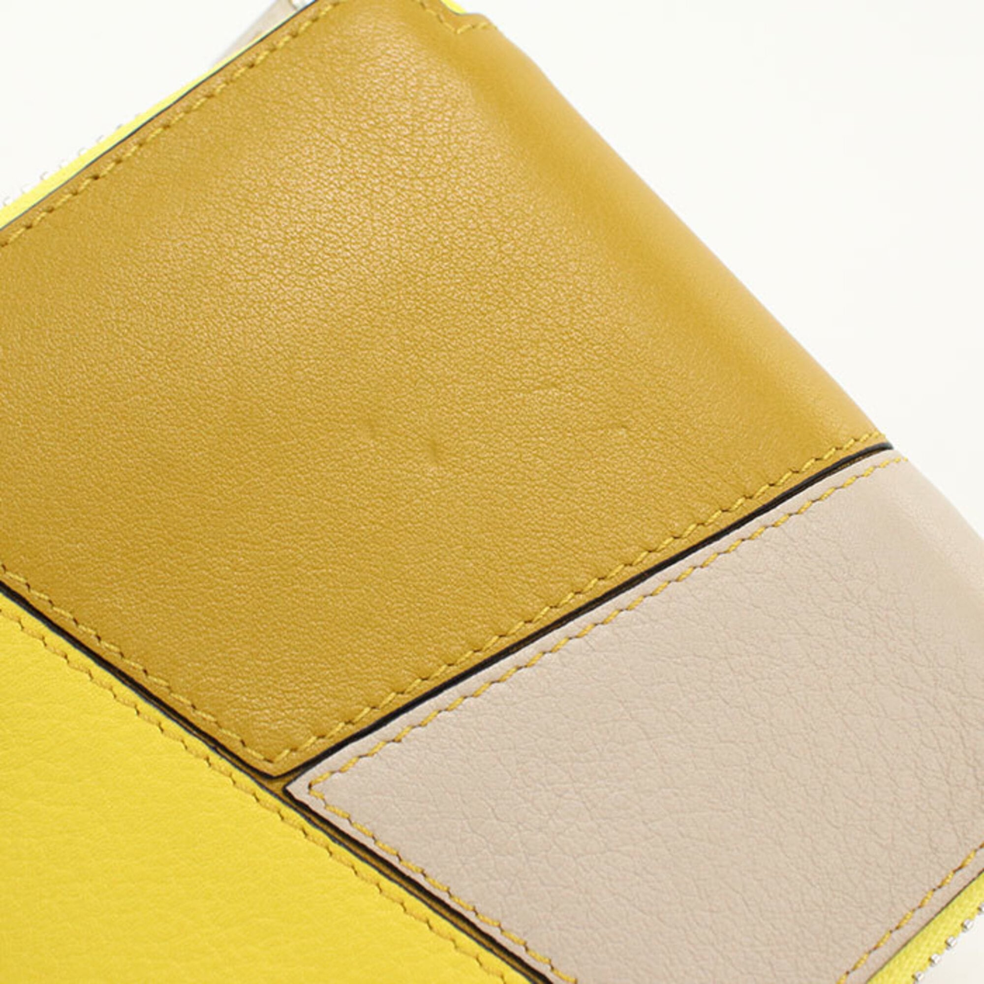 Loewe Yellow Leather Wallet (Bi-Fold) (Pre-Owned)