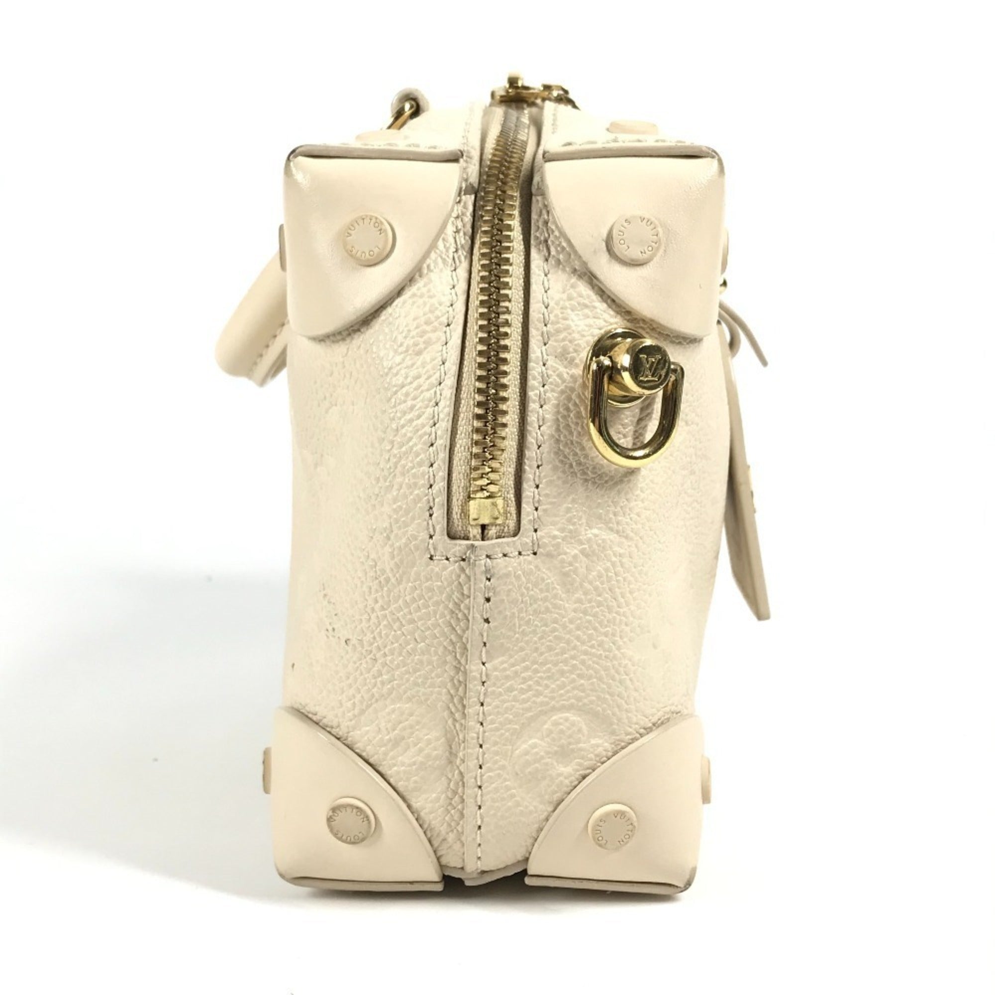 Louis Vuitton White Monogram Empreinte Handbag (Pre-Owned)