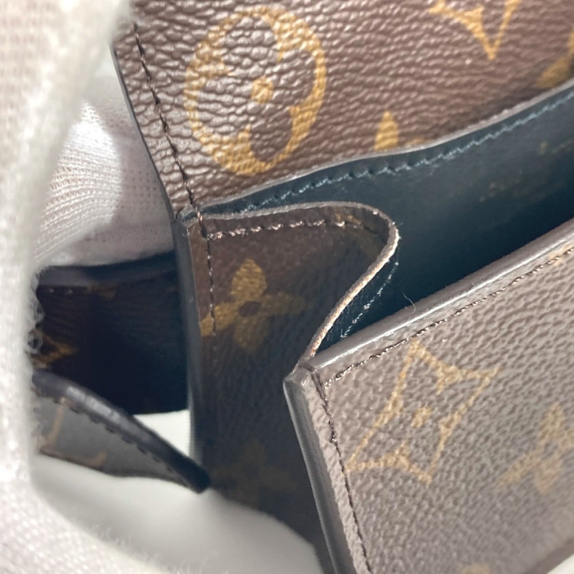 Louis Vuitton Brown Monogram Canvas Pouch Sling Bag (Pre-Owned)