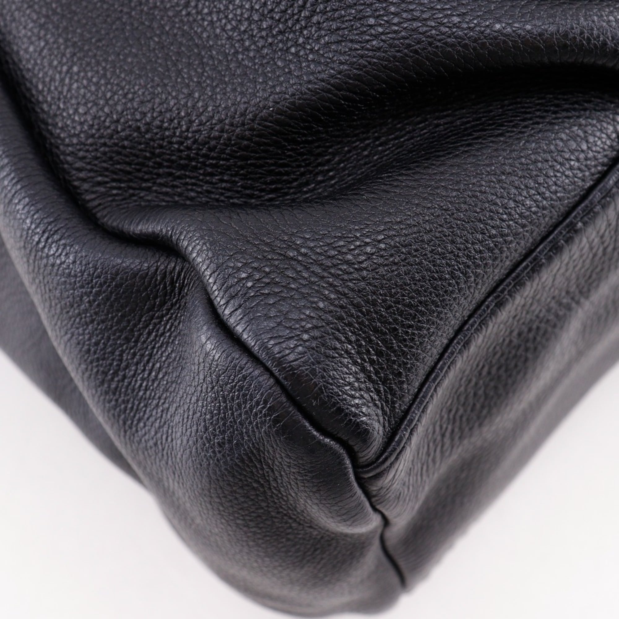 Marc By Marc Jacobs Black Leather Tote Bag (Pre-Owned)