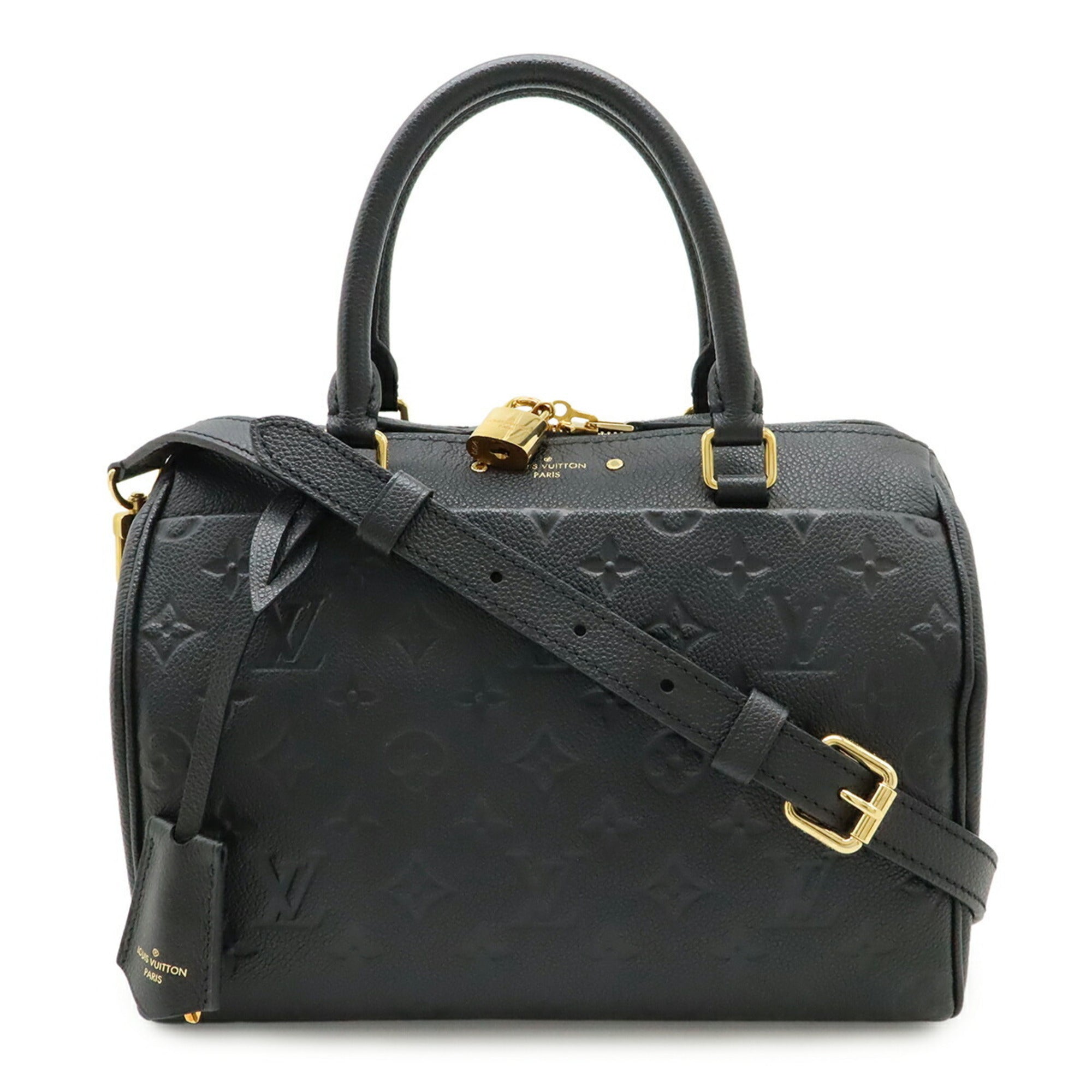 Louis Vuitton Black Noir Monogram Empreinte Handbag Shoulder Bag (Pre-Owned)