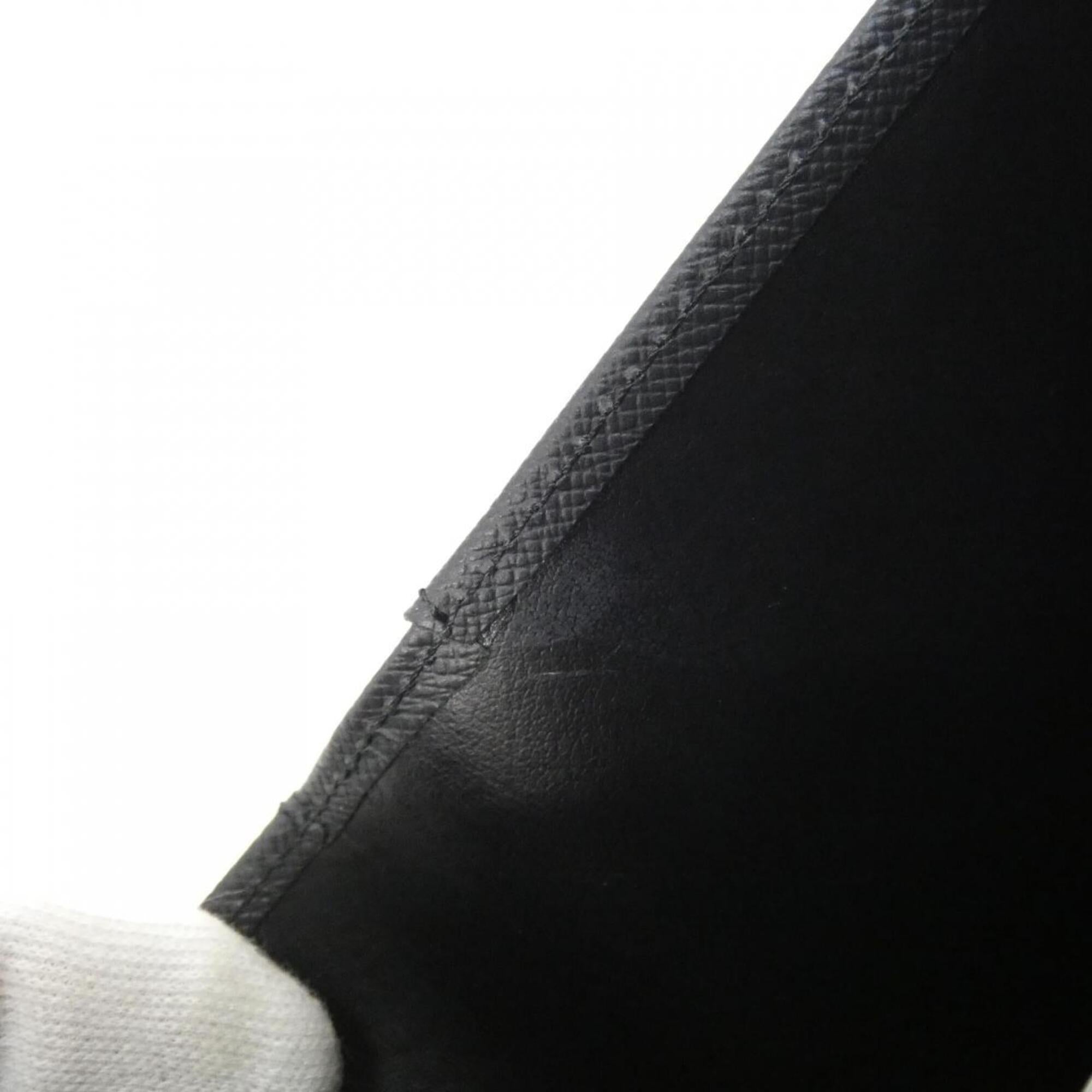 Louis Vuitton Black Coated Canvas Bill Wallet (Bi-Fold) (Pre-Owned)