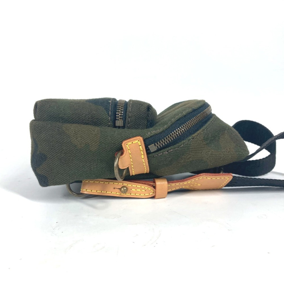 Louis Vuitton Camouflage Green Canvas Backpack (Pre-Owned)