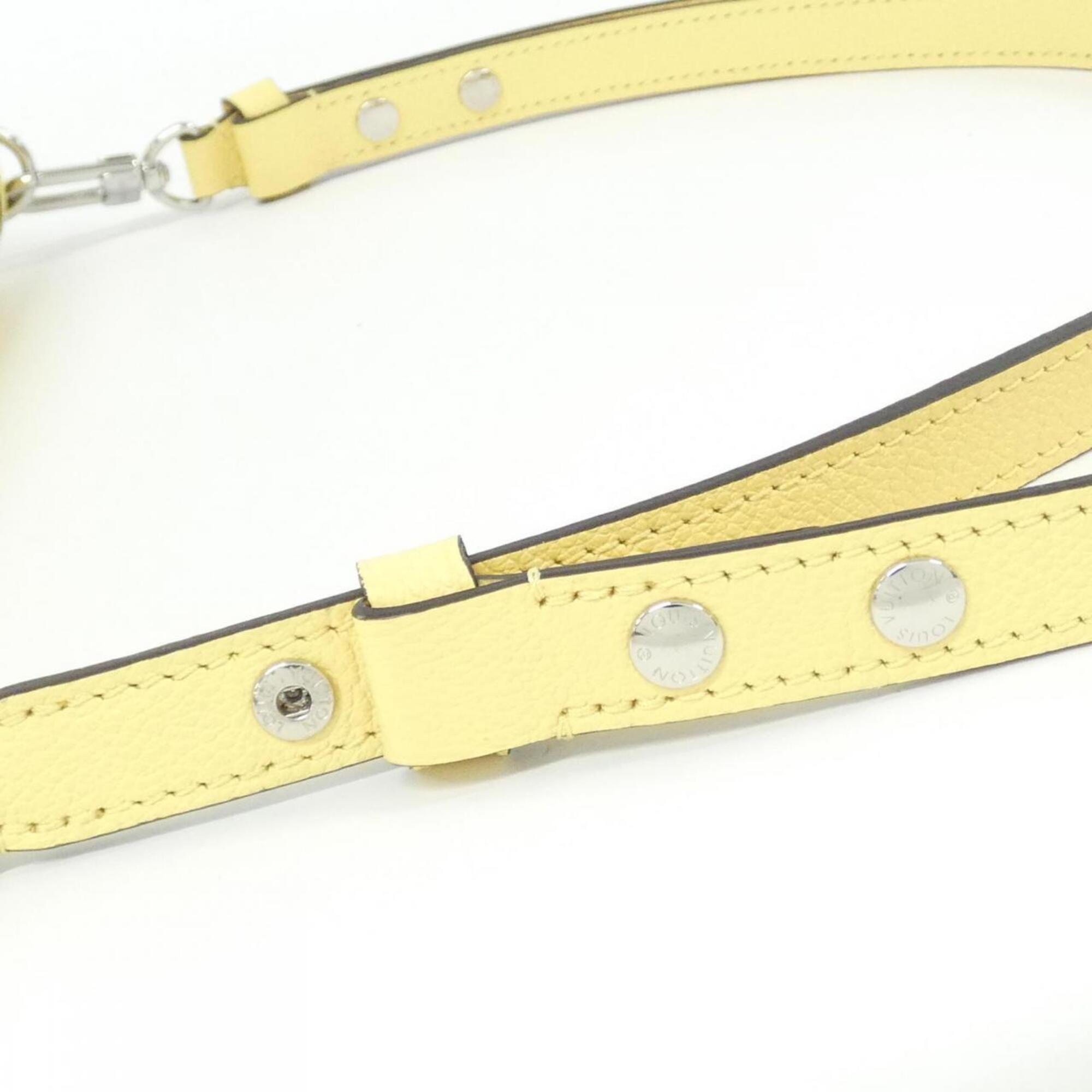 Louis Vuitton Jaune Yellow Leather Shoulder Bag (Pre-Owned)