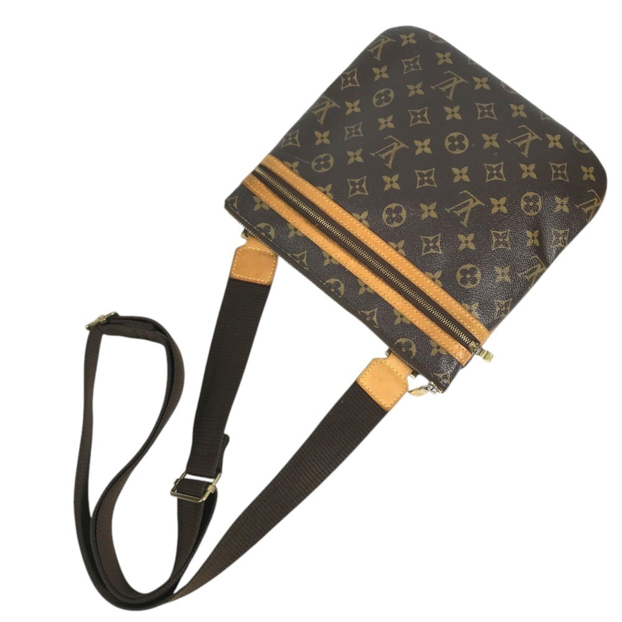 Louis Vuitton Brown Galle Monogram Monogram Pochette Shoulder Bag (Pre-Owned)