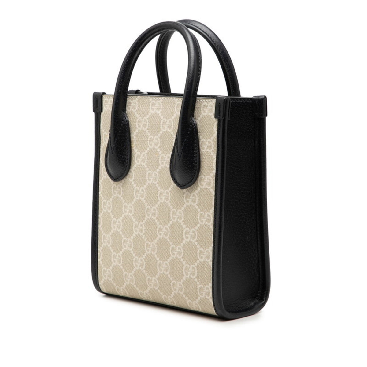 Gucci Navy Pvc Leather Shoulder Bag (Pre-Owned)