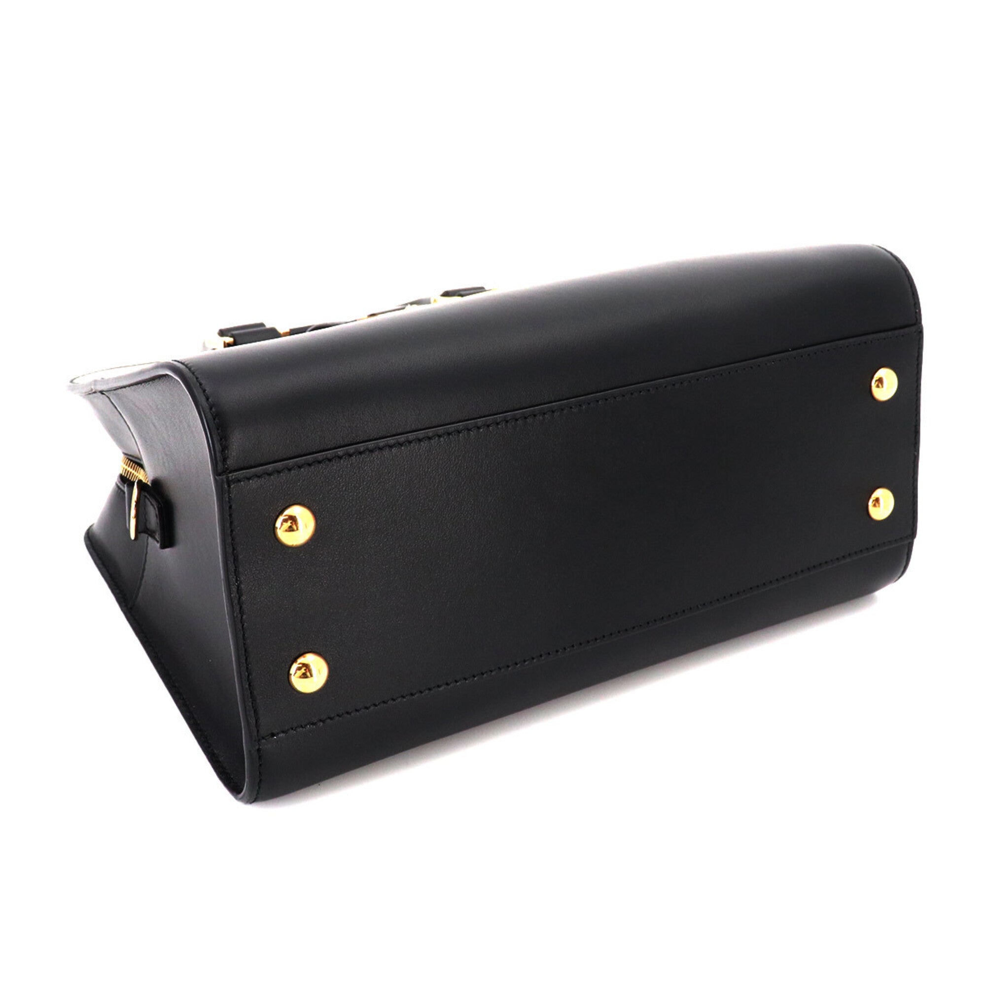 Saint Laurent Black Leather Handbag (Pre-Owned)