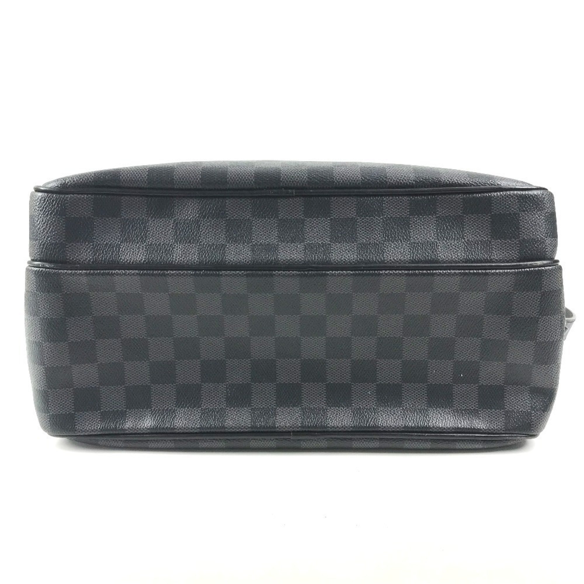 Louis Vuitton Black Damier Graphite Shoulder Bag (Pre-Owned)