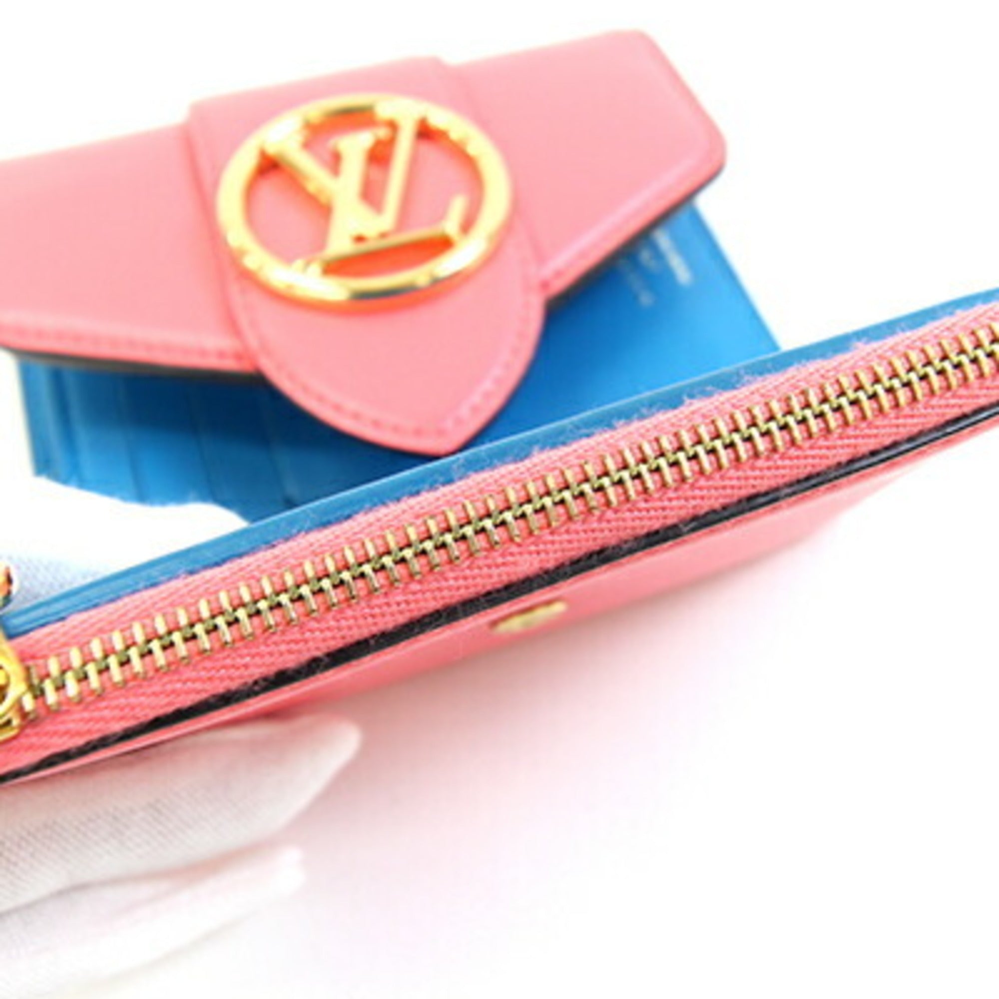 Louis Vuitton Dahlia Leather Wallet (Tri-Fold) (Pre-Owned)