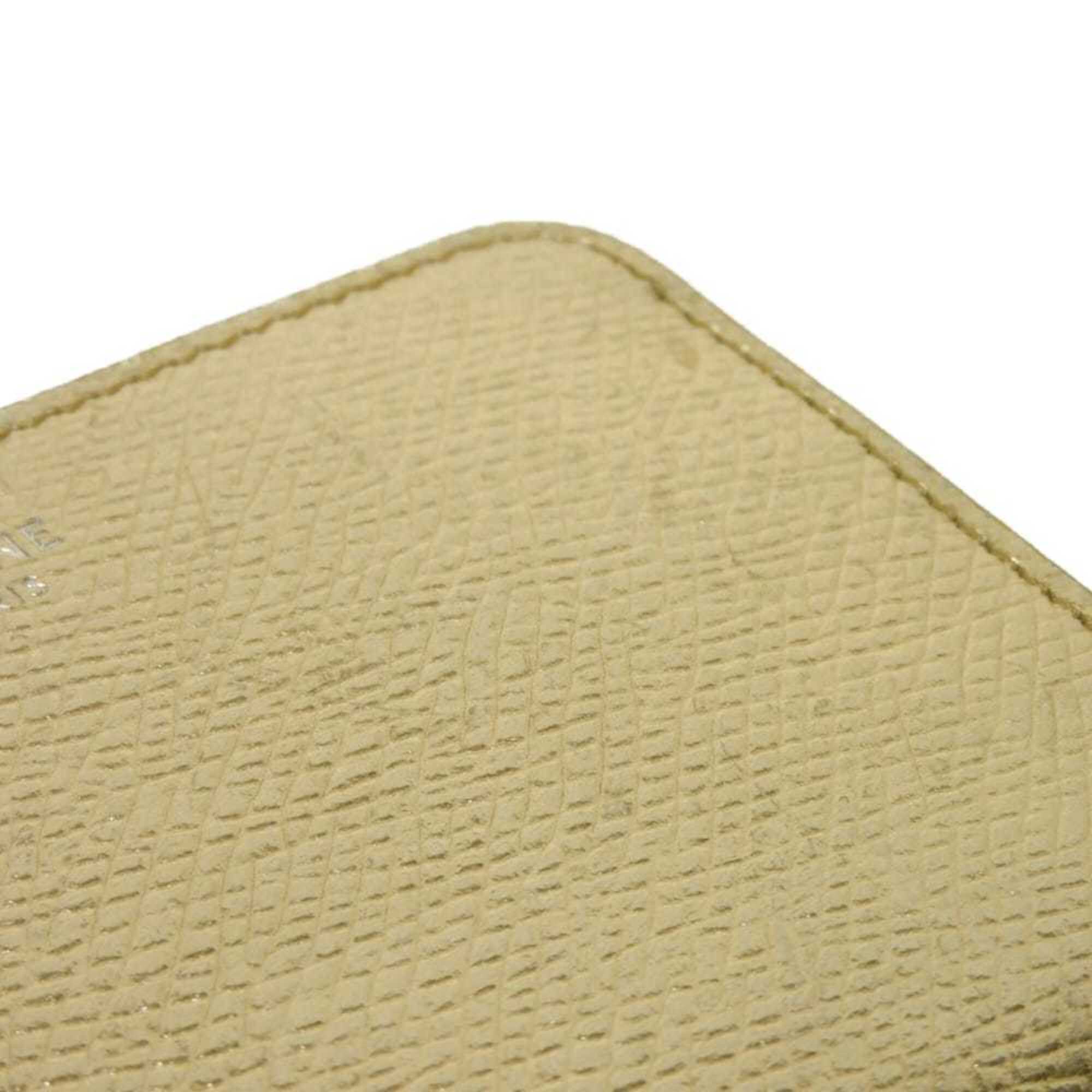 Celine Gold Metallic Gold Leather Coin Purse/Coin Case (Pre-Owned)